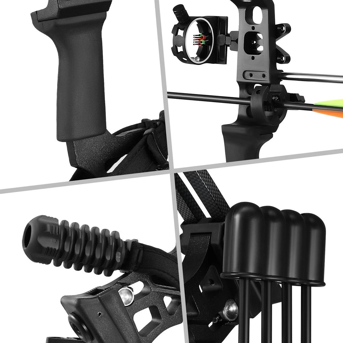 3 AUSWAY Compound Bow Arrow Set Sports Archery Hunting Target Shooting, 3 of 5