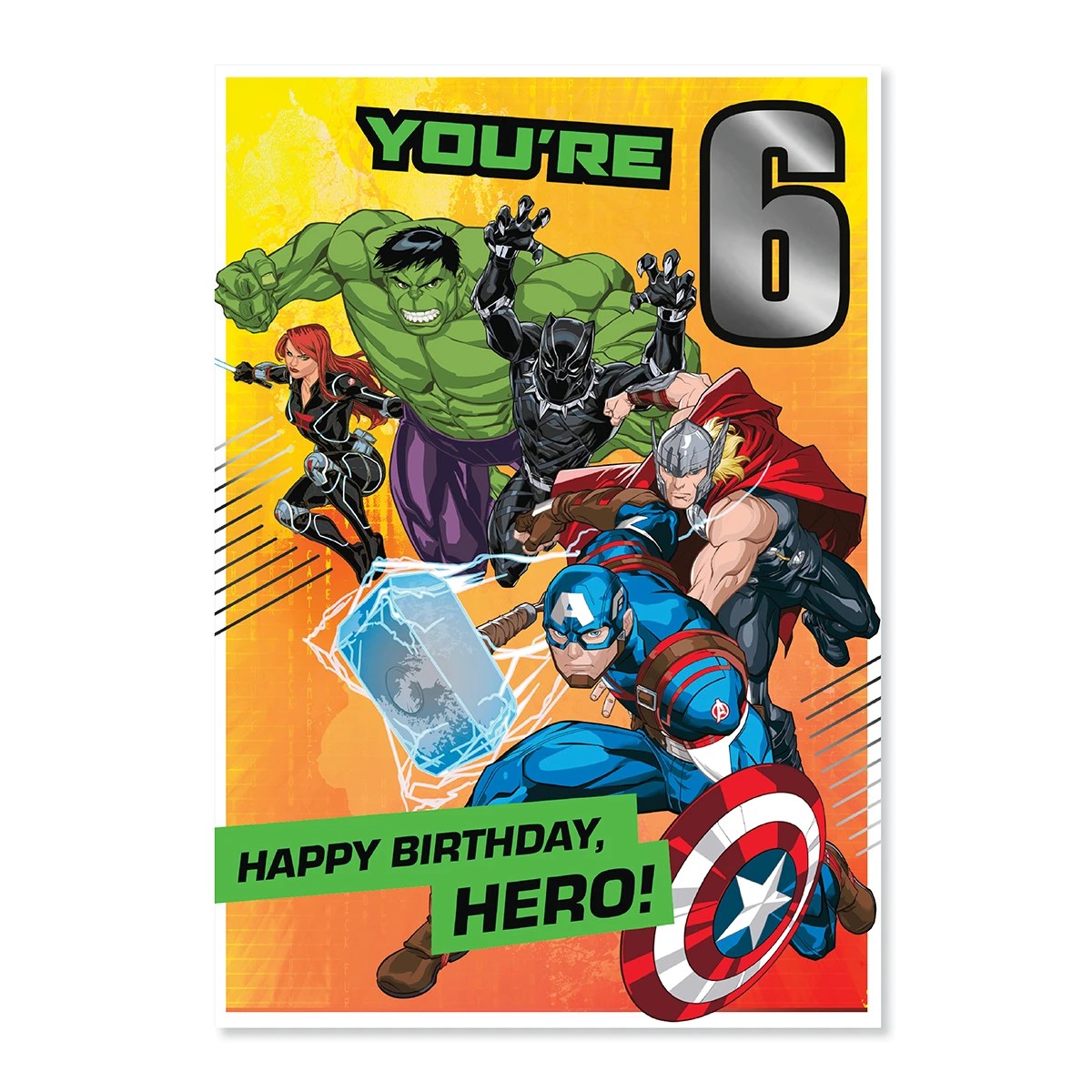 3 Connections from Hallmark 6th Birthday Card - Marvel Avengers, 3 of 3