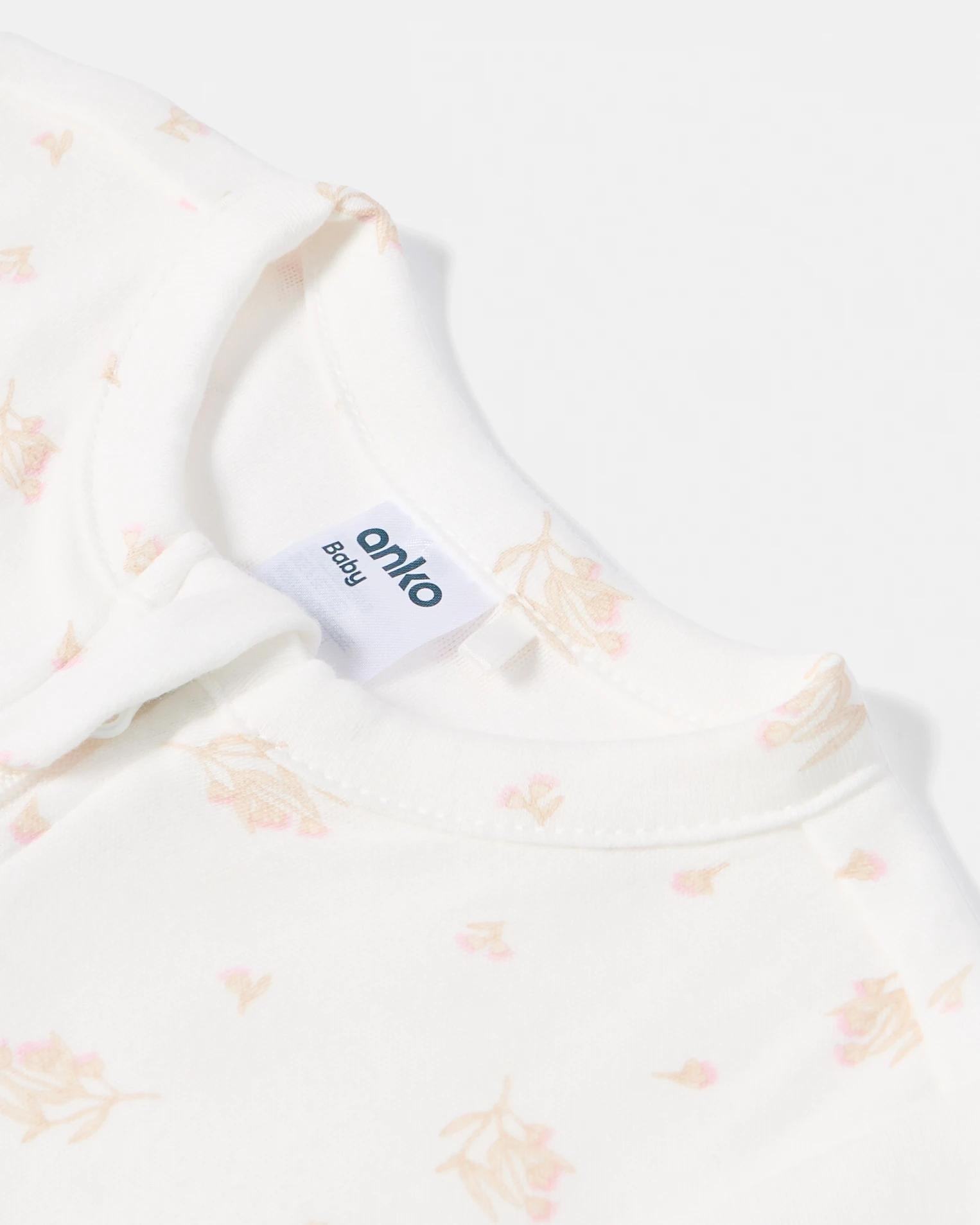 6 3 Pack Coveralls Pnk Flrl, 6 of 8