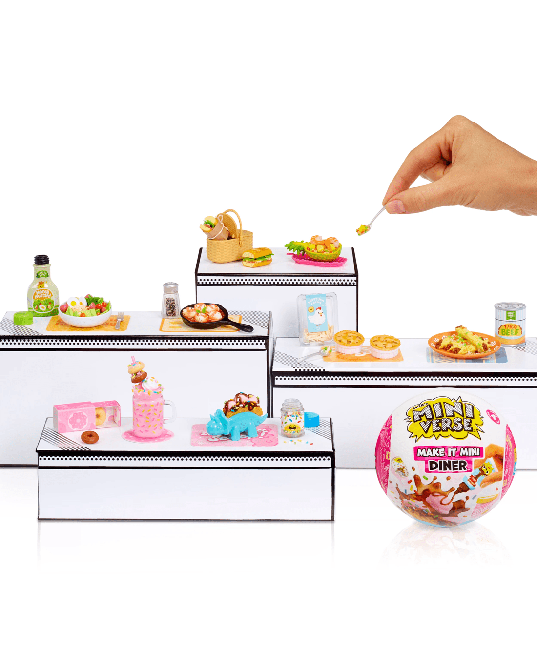 7 MGA's Miniverse: Make It Mini Foods: Diner Series 4 - Assorted, 7 of 7