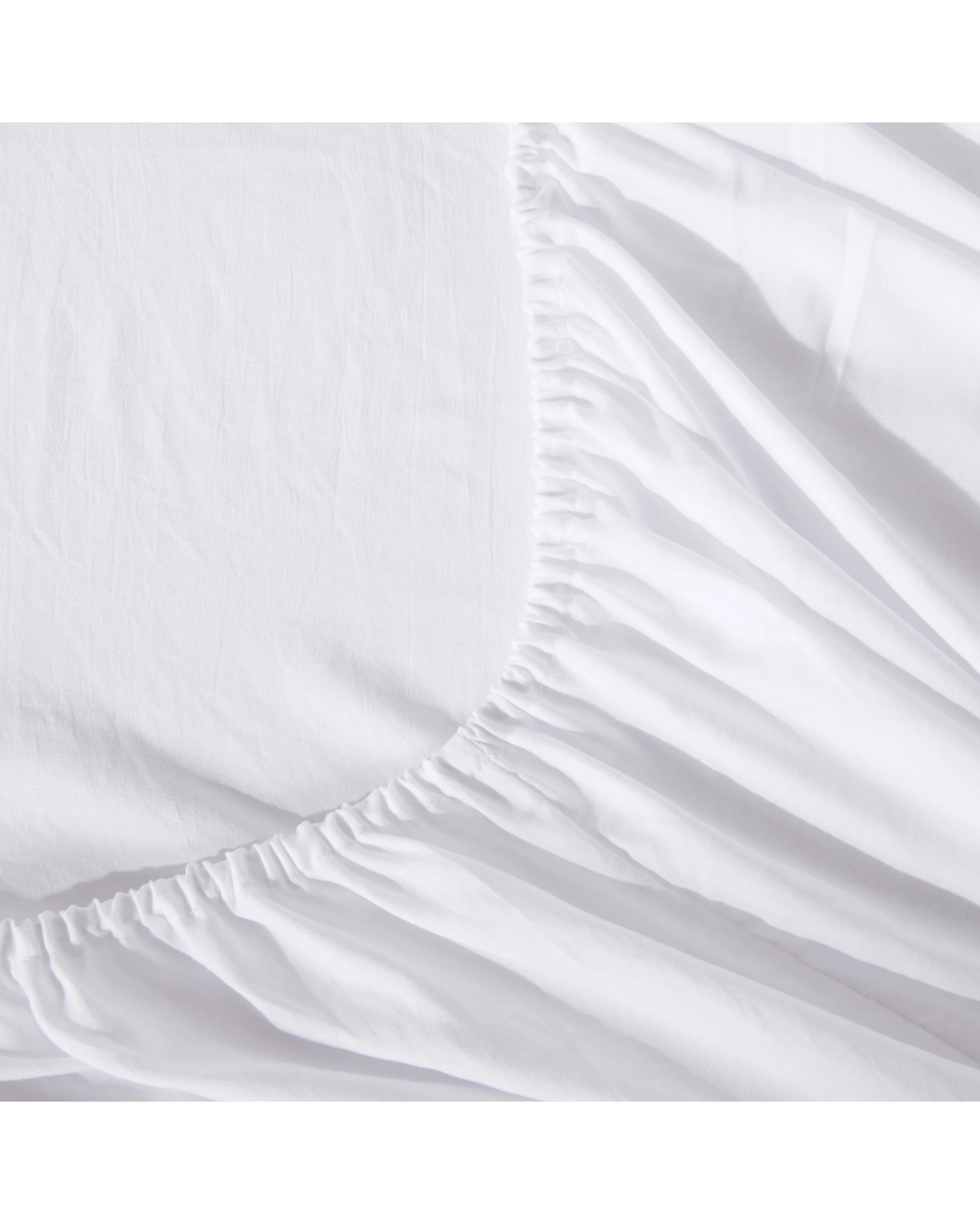 7 Dreamaker Superfine Washed Microfibre Combo Fitted Sheet Set - Single Bed - White, 7 of 8