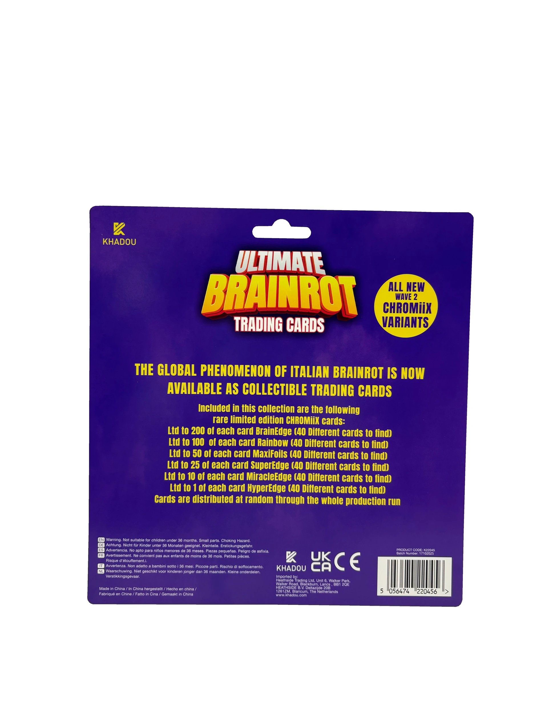 2 3 Pack Ultimate Brainrot Trading Cards, 2 of 2