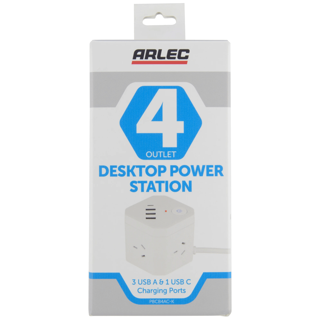 2 Arlec 4 Outlet Desktop Power Station, 2 of 2