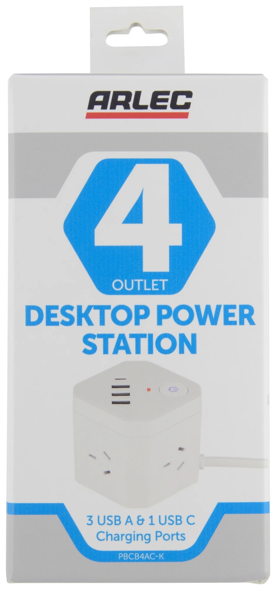 2 Arlec 4 Outlet Desktop Power Station, 2 of 2