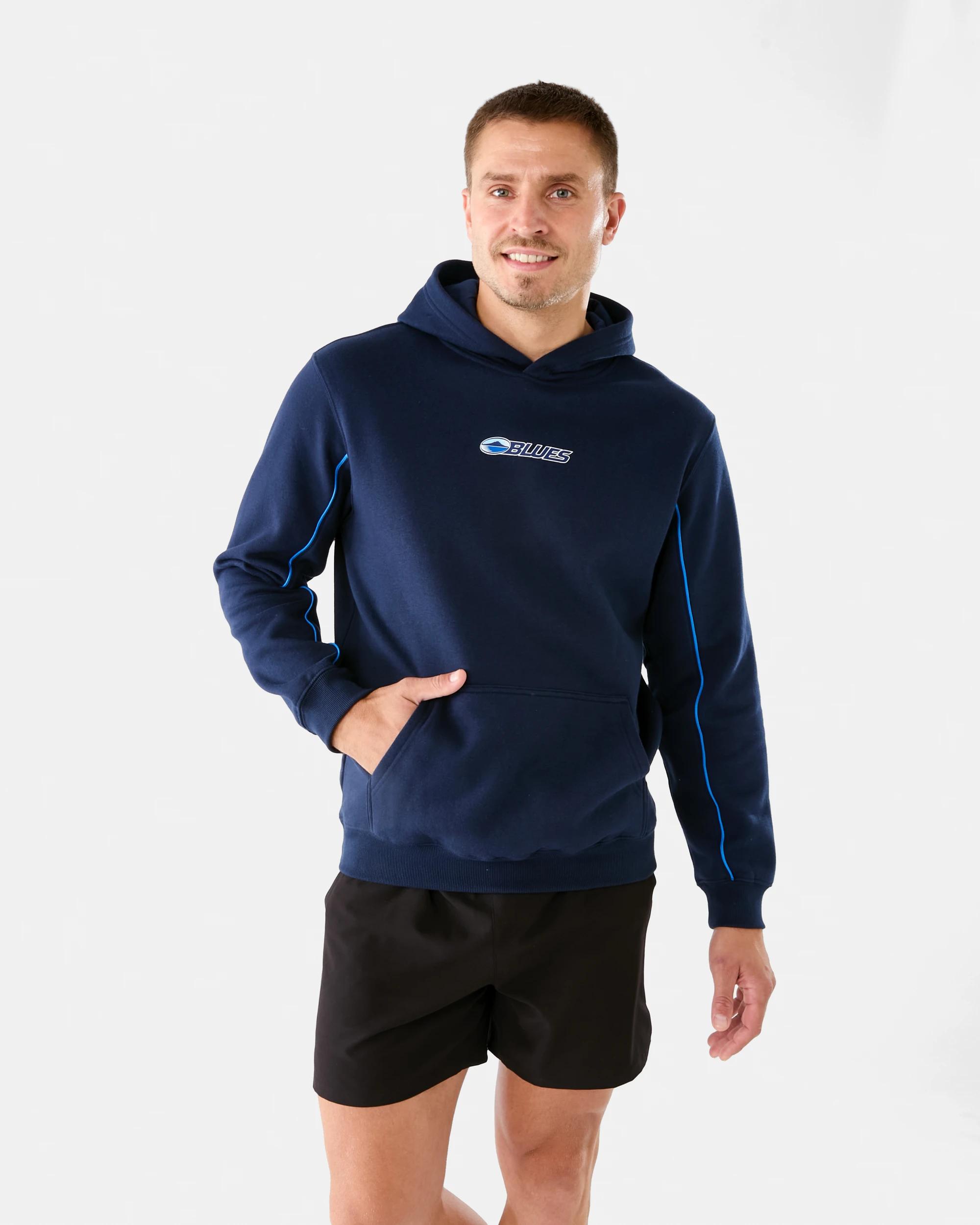 1 Official Super Rugby Adult Hoodie Blues, 1 of 7