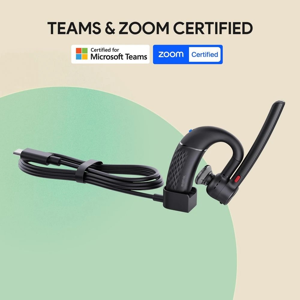 5 Yealink BH71 Lite Mono Bluetooth Headset Black, 5 of 7