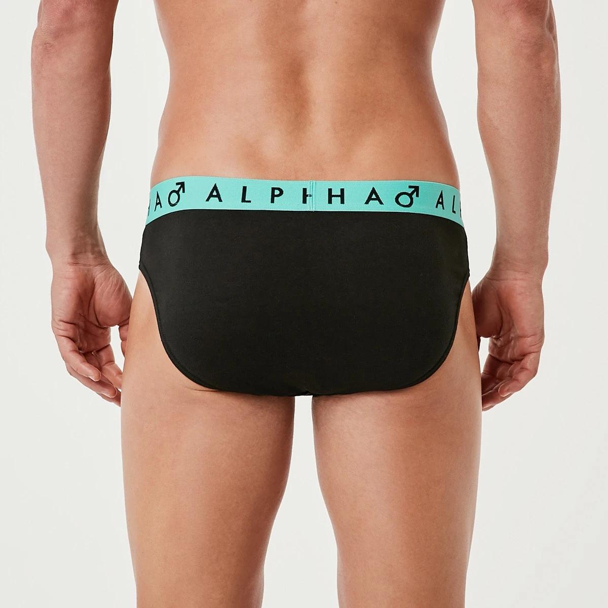 9 5 Pack Attached Elastic Hipster Briefs BLACK BRIGHT, 9 of 10