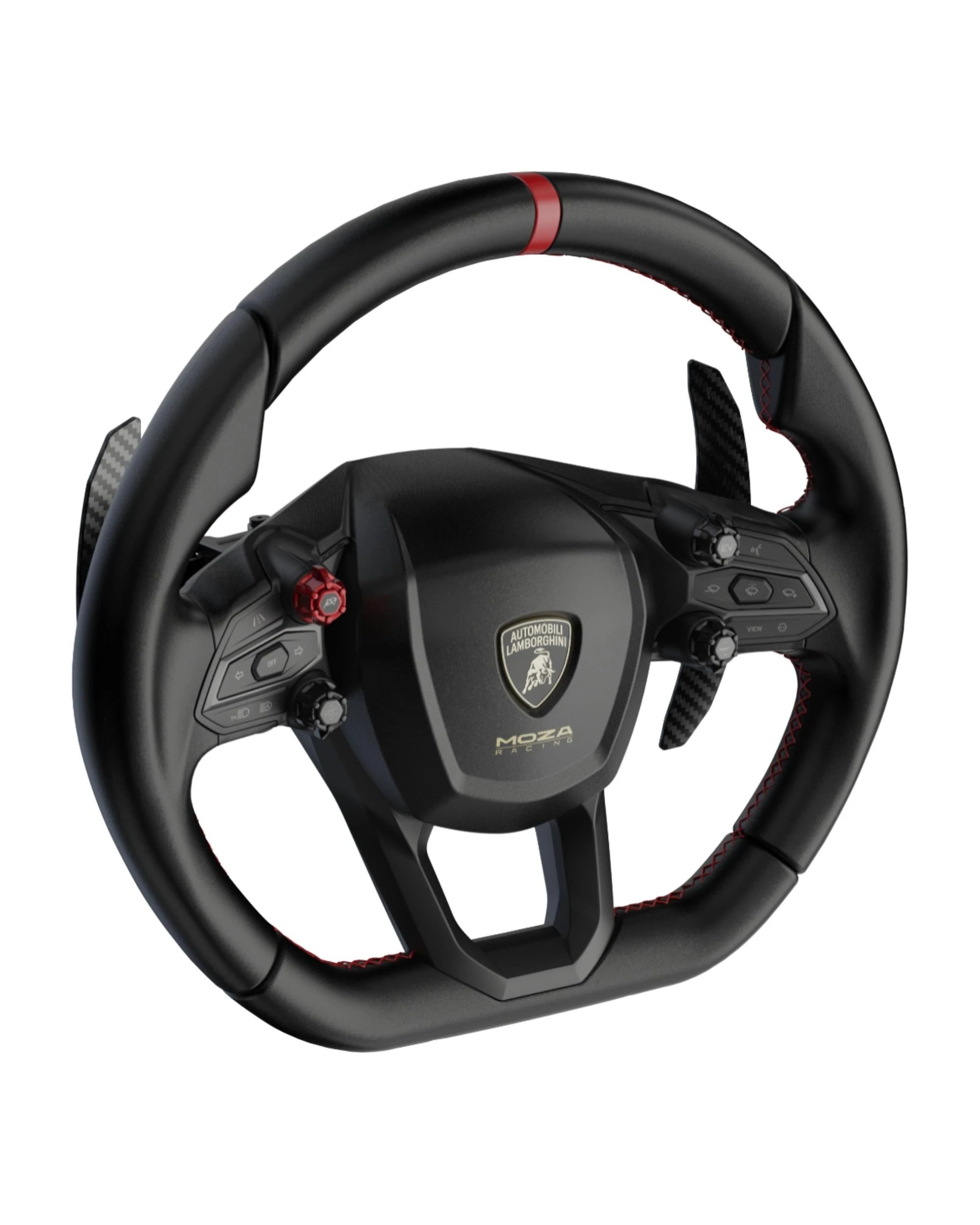 3 MOZA Racing Automobili Lamborghini Revuleto Sim-Racing Steering Wheel - Black, 3 of 8