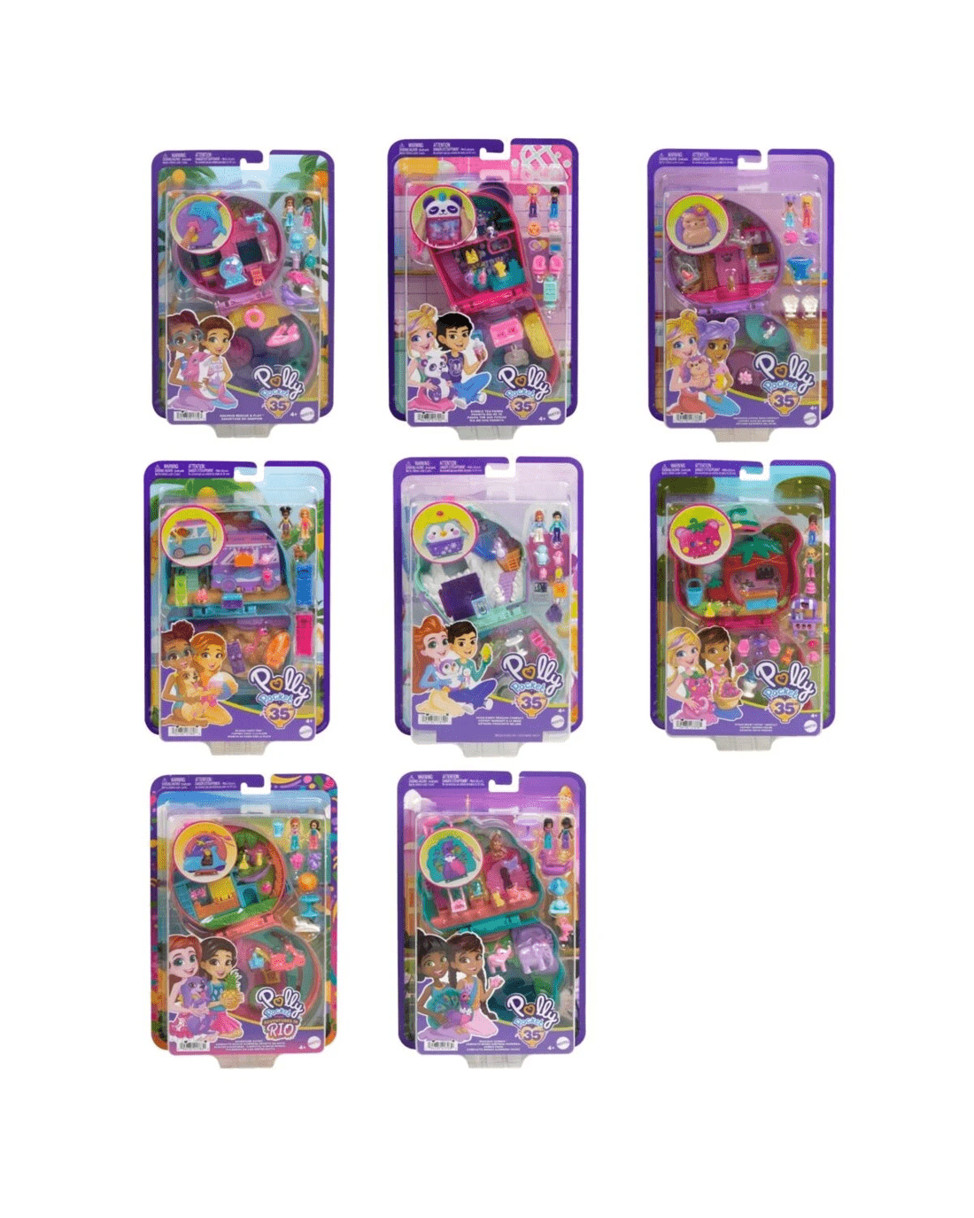 1 Polly Pocket Pocket World Compact Playset - Assorted, 1 of 8