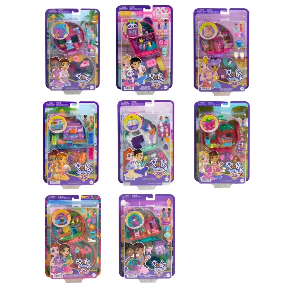 1 Polly Pocket Pocket World Compact Playset - Assorted, 1 of 8