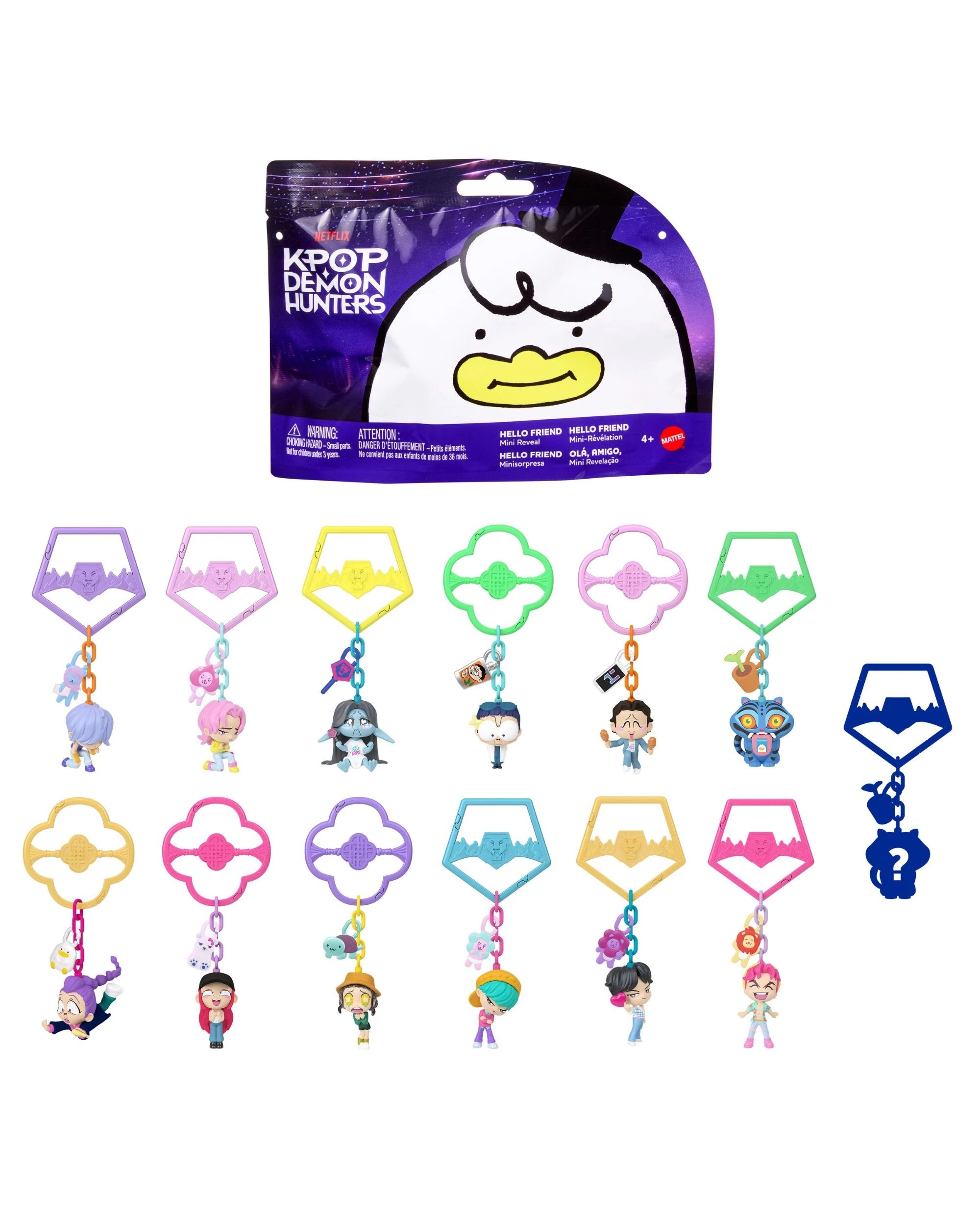 1 Kpop Demon Hunters Mini Collectible Keychain Figures - Assorted - Multi, 1 of 6