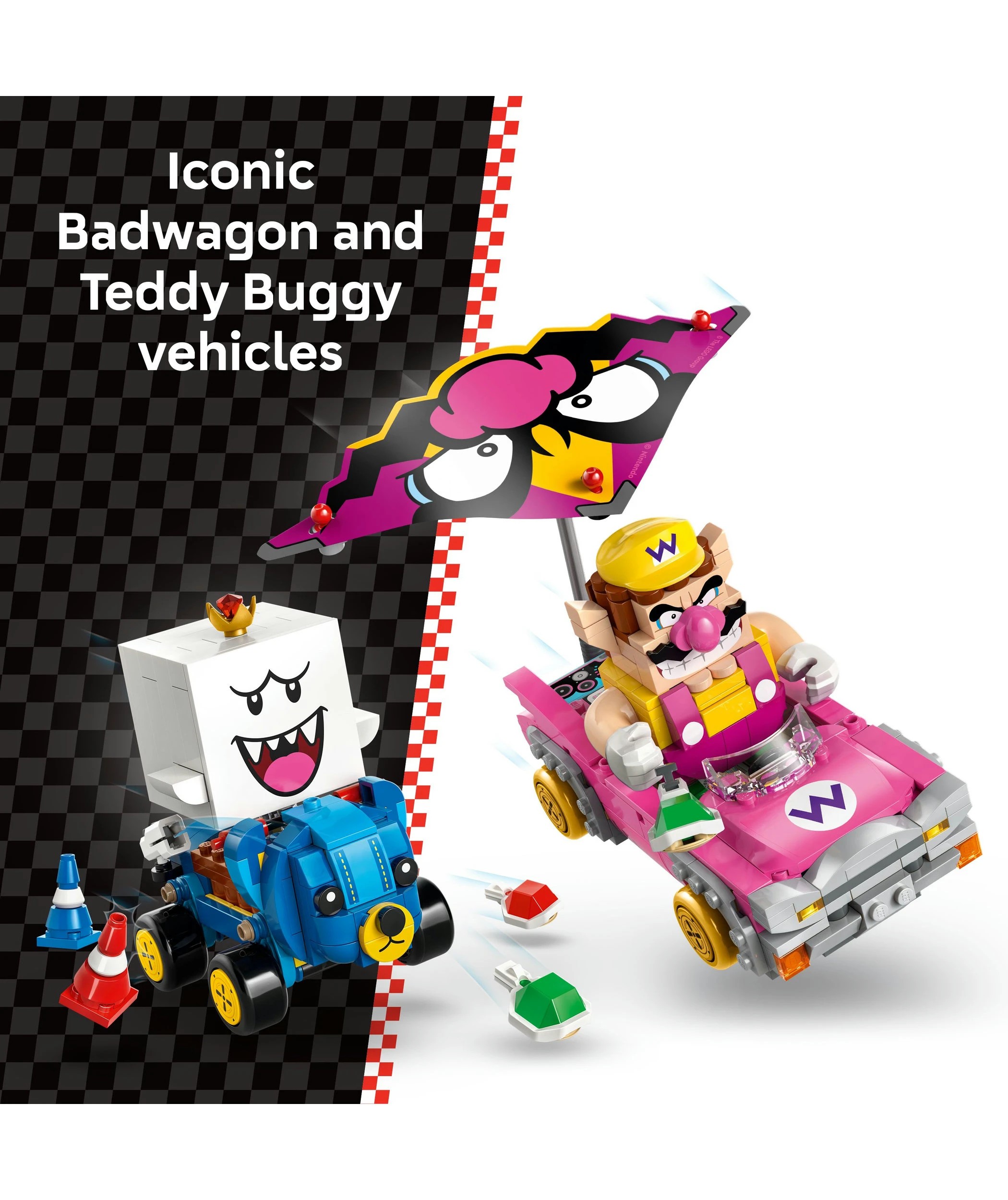 4 LEGO Super Mario: Mario Kart Wario & King Boo 72038, 4 of 10