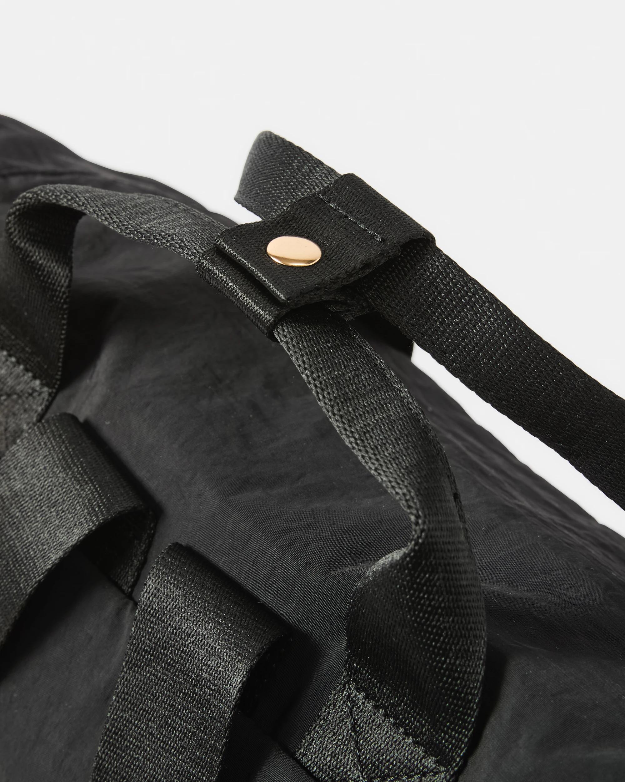 5 Padded Nylon Backpack Black, 5 of 6
