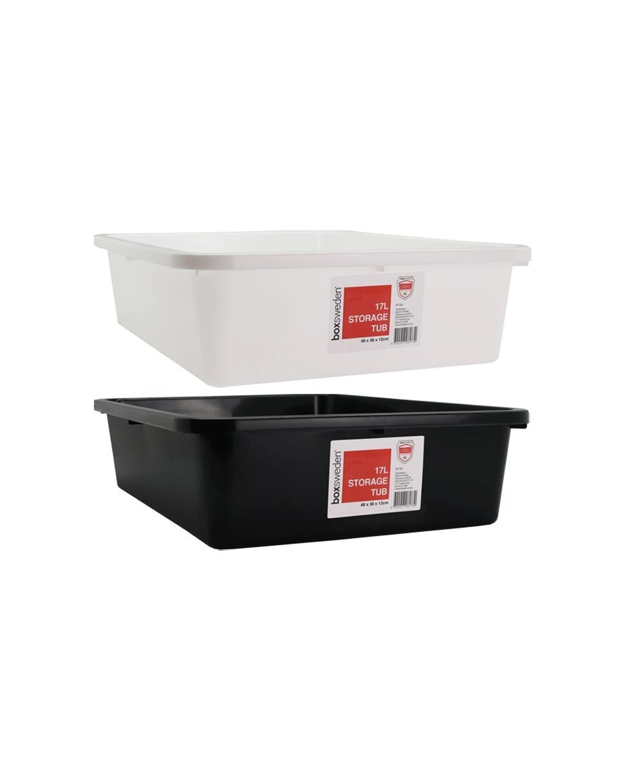 2 Boxsweden 17l Durable Colour Storage Tub Under Bed Organiser - Assorted, 2 of 3