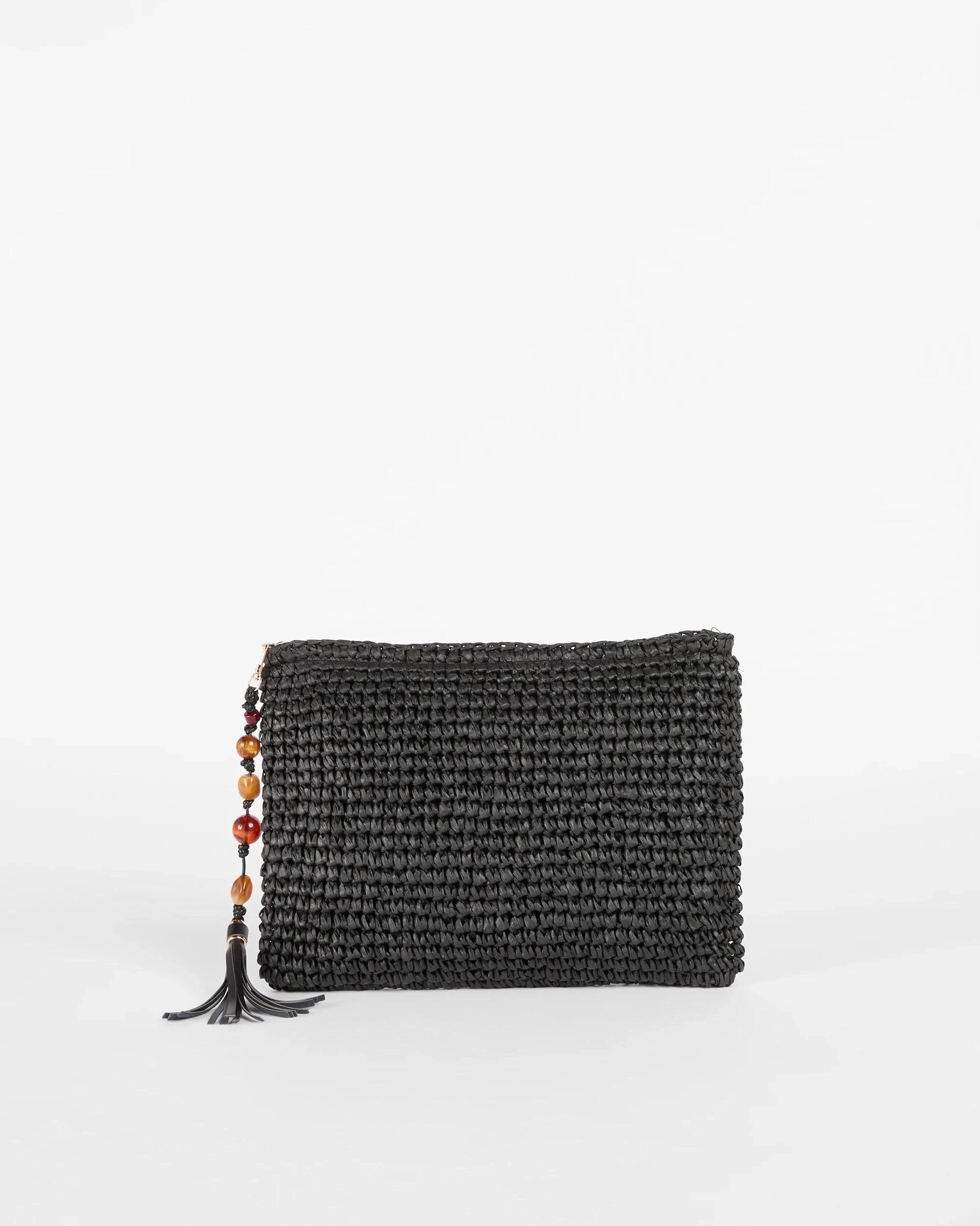 1 Target Paper Straw Pouch Bag BLACK, 1 of 2