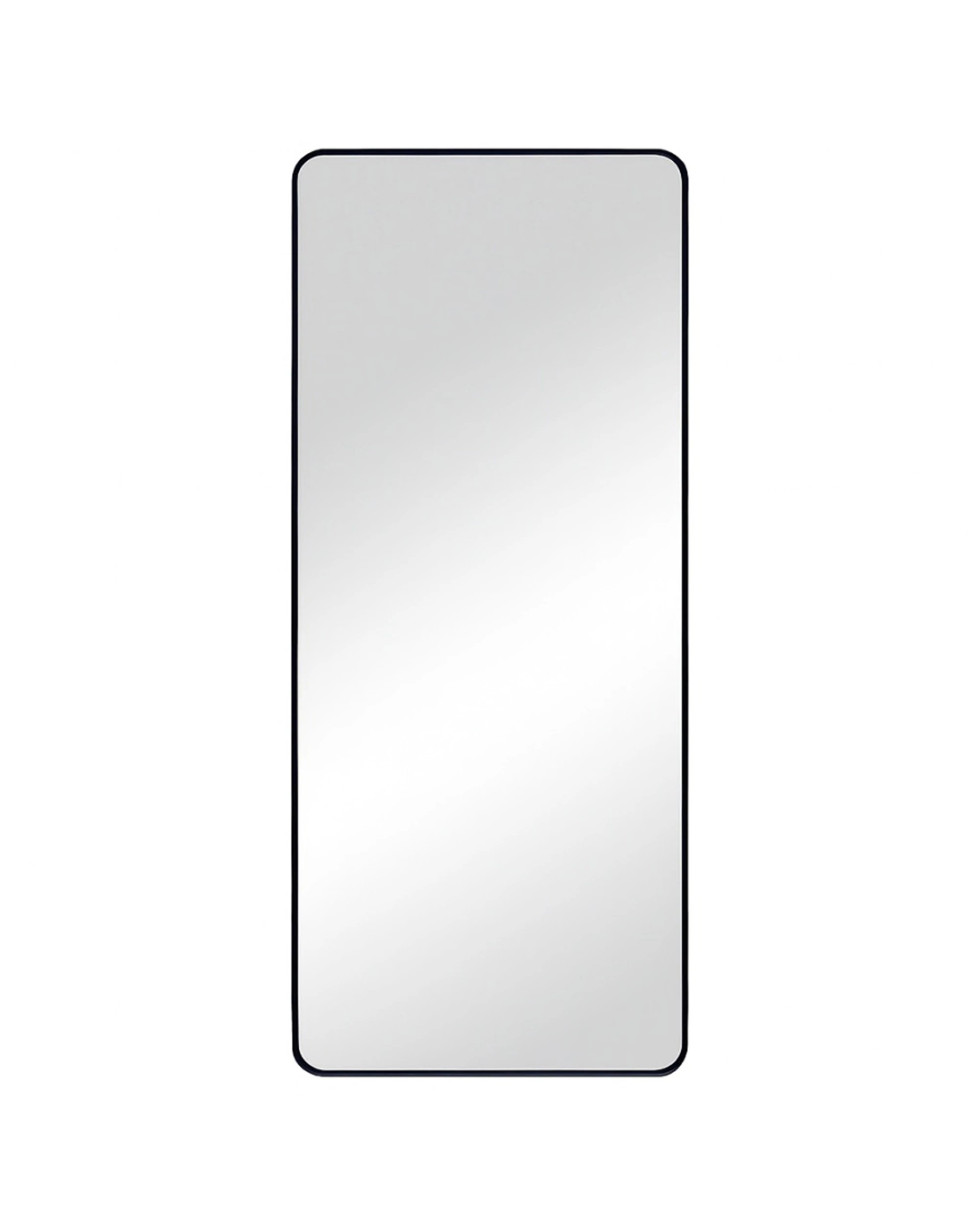 2 Urban Style Standing Mirror Full Length Contemporary Decor 150cm - Black, 2 of 9