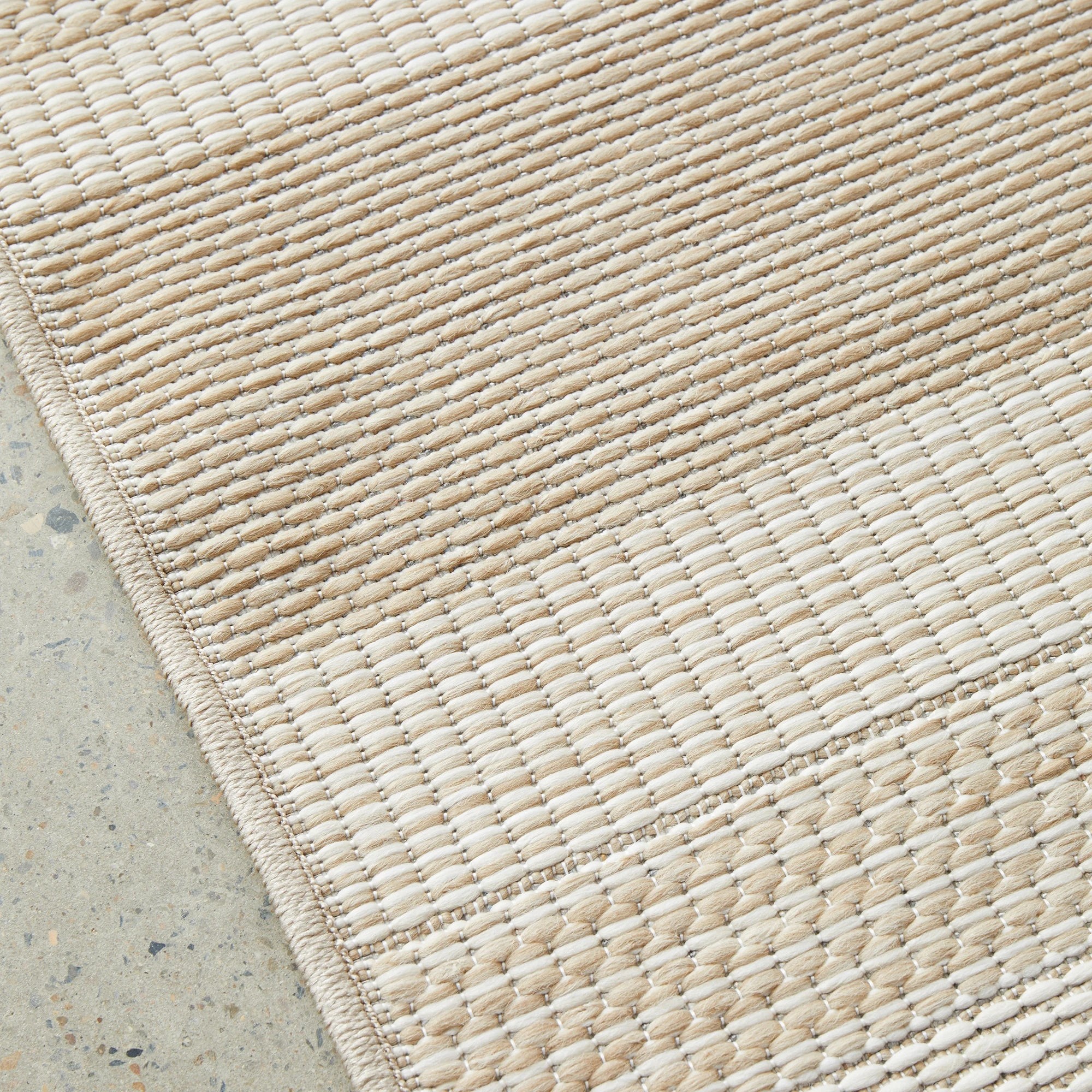 5 Common Ground Rugs Palmline Tilda 290x200cm - Large Outdoor Rug - Beige, 5 of 7
