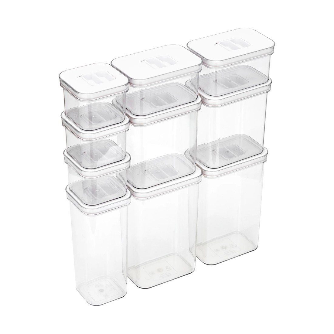 1 10 Piece Slide Lock Container Set, 1 of 5