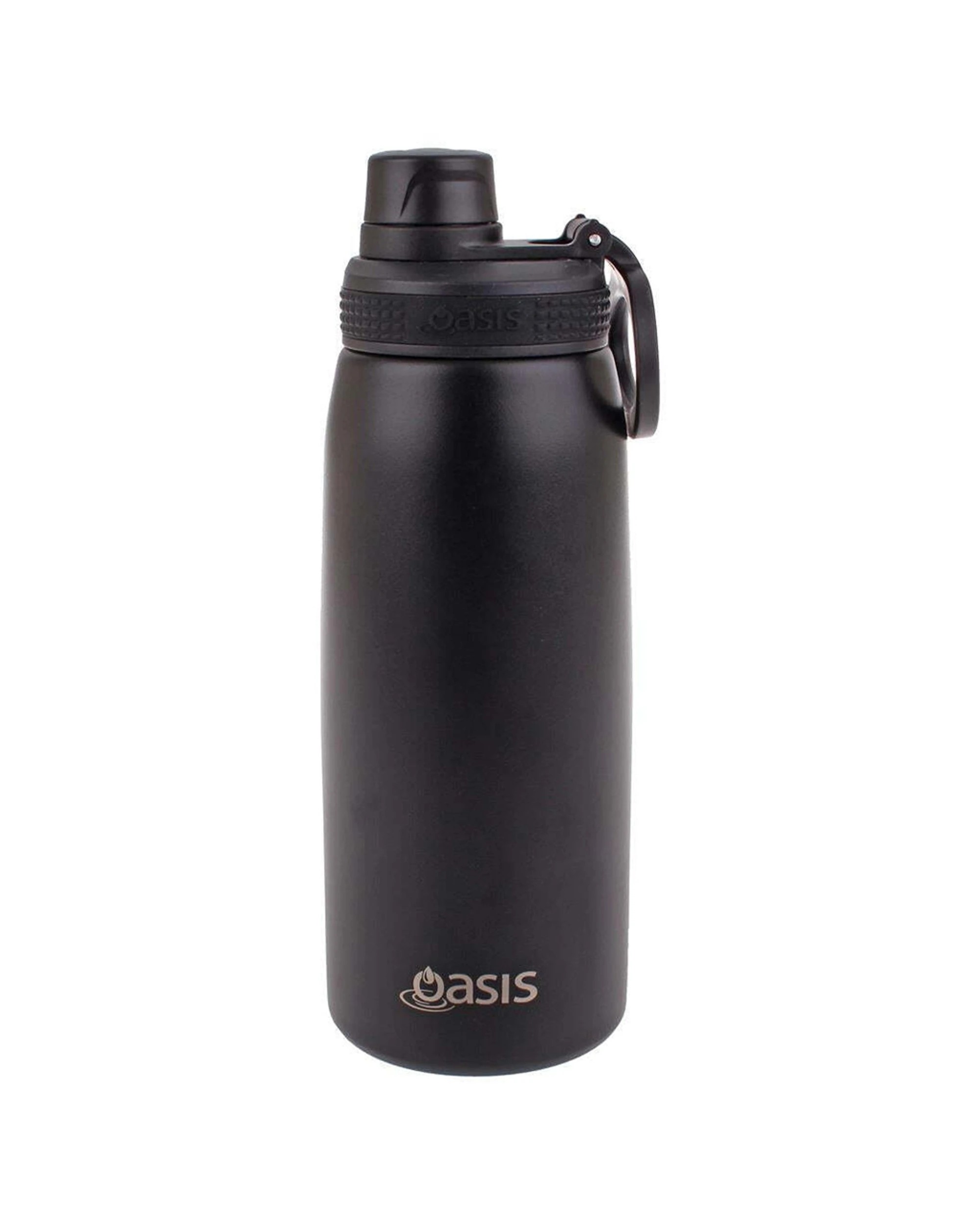 1 Oasis Sports Stainless Steel Insulated Bottle 780ml Screw Cap Vacuum Flask - Black, 1 of 2