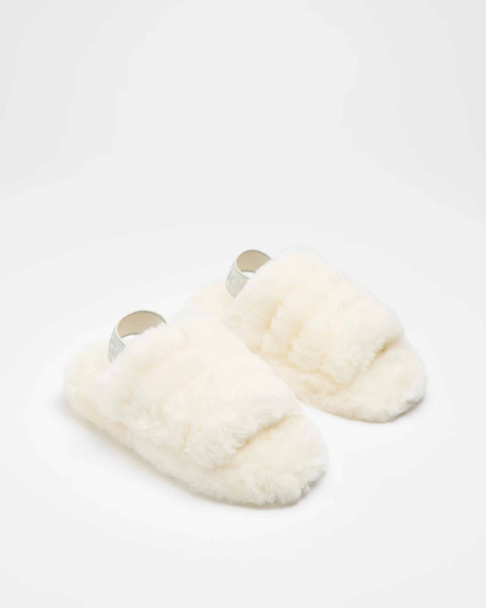 3 Australian Design Ugg Boots and Slippers Womens Genuine Sheepskin Sling Back Slipper IVORY, 3 of 3