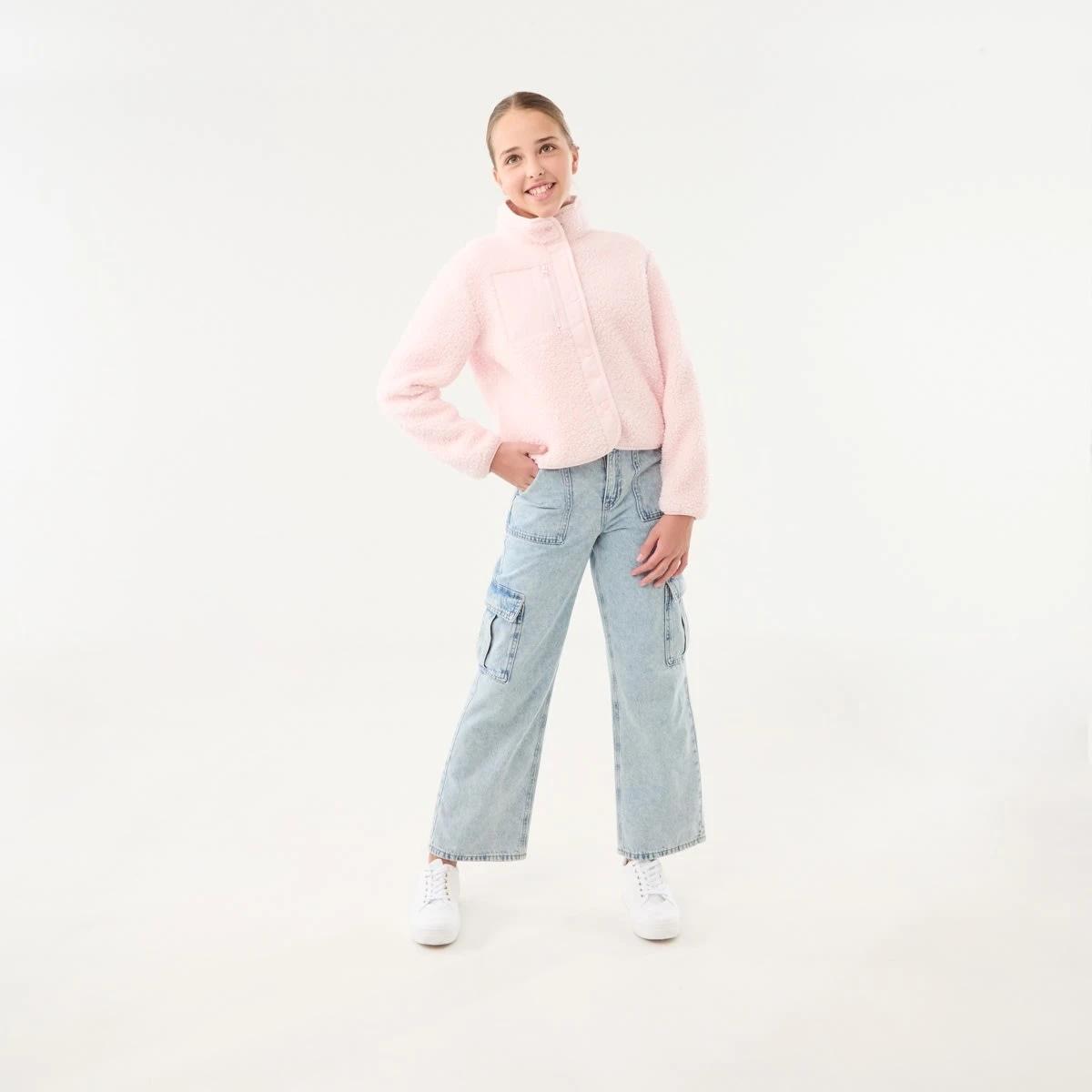 6 Teddy Fleece Jacket Fare Pink, 6 of 9