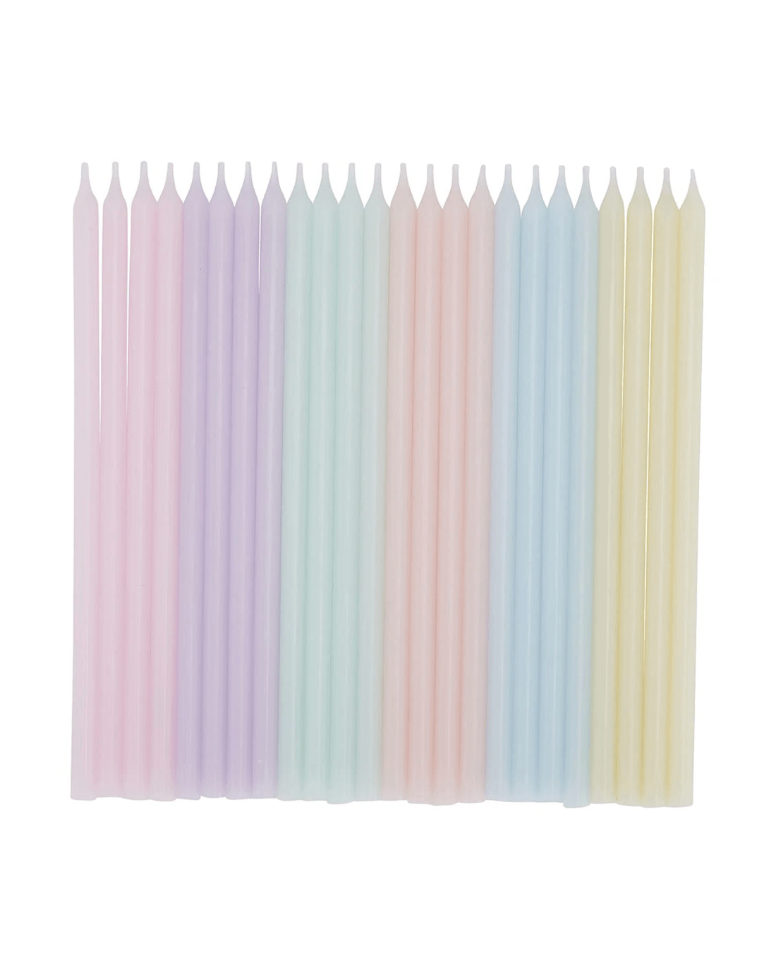 1 24 Pack Candles - Pastel, 1 of 7