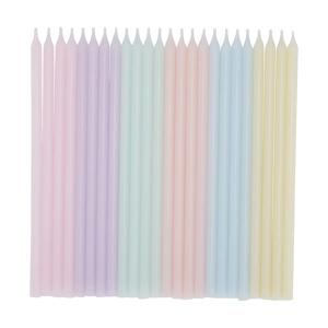 24 Pack Candles - Pastel