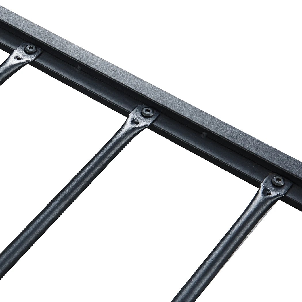 5 Levede Double Size Metal Bed Frame Industrial With 4 Drawers, 5 of 8