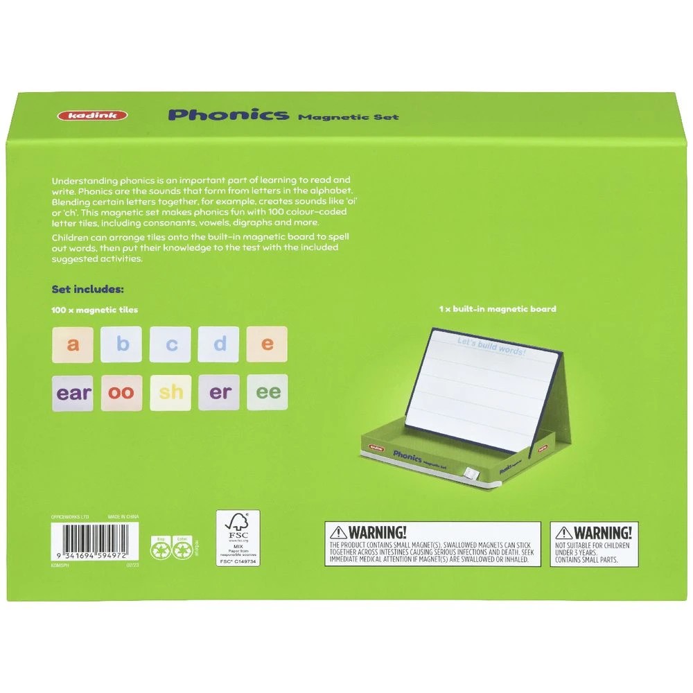 3 Kadink Magnetic Phonics Set, 3 of 5