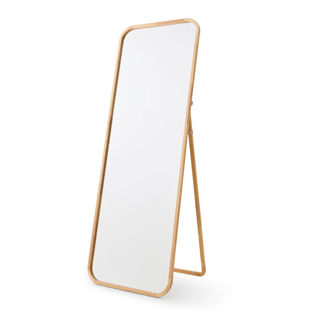 2 Oak Look Mirror with Stand - 170cm x 60cm, 2 of 6