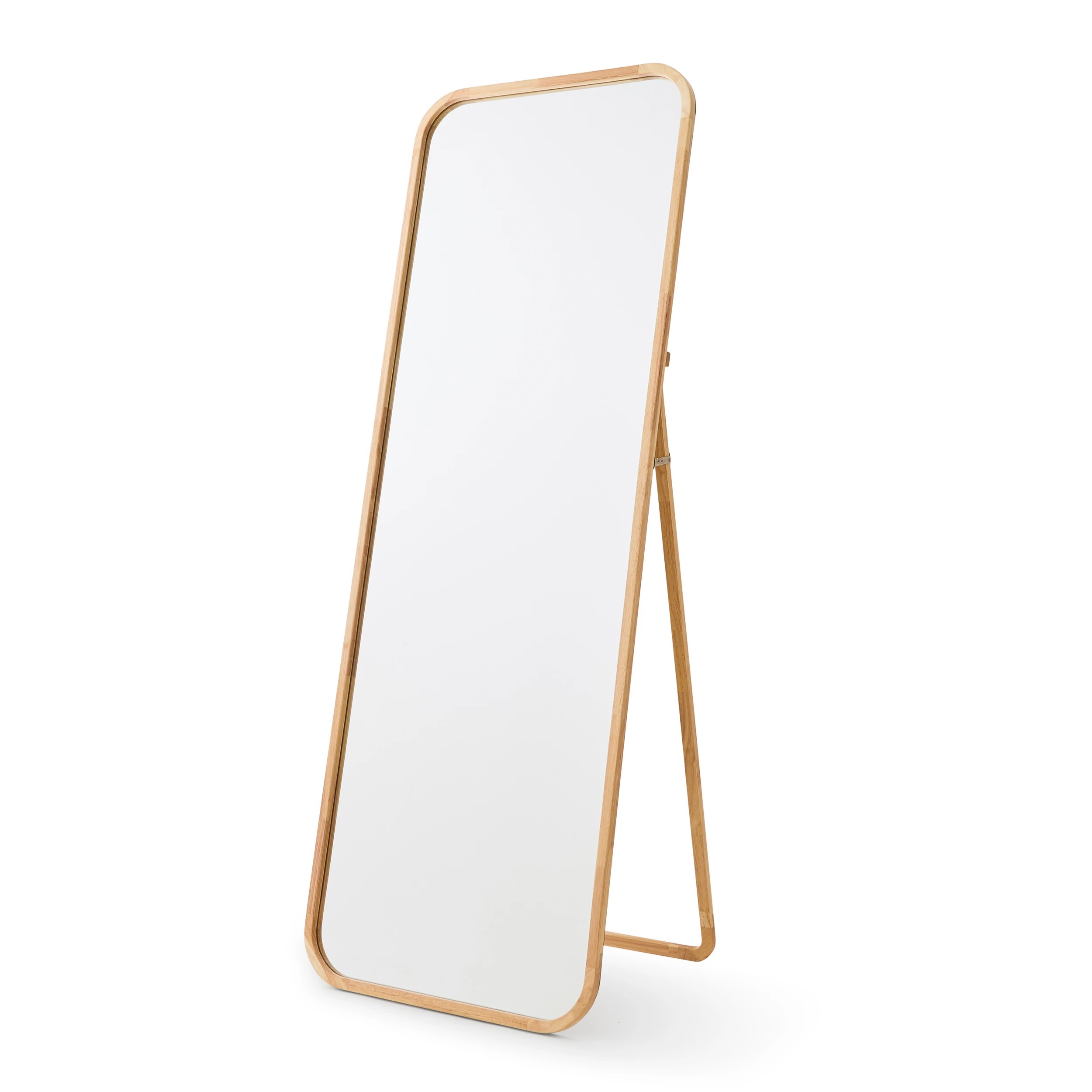 2 Oak Look Mirror with Stand - 170cm x 60cm, 2 of 6