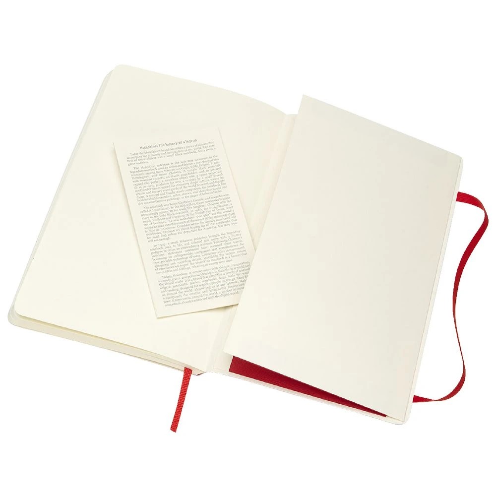 5 Moleskine Soft Cover Notebook Plain Large Scarlet Red, 5 of 5