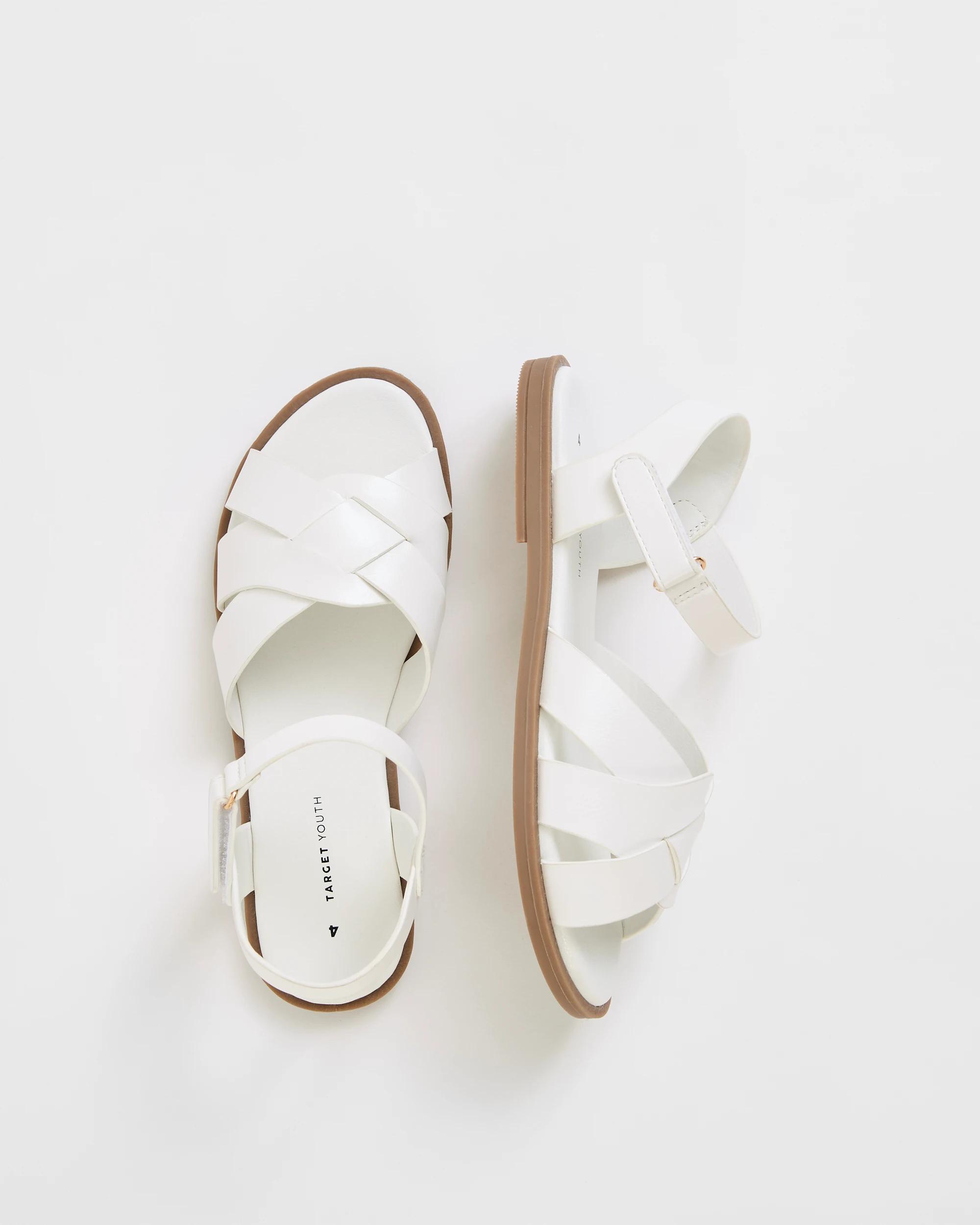 3 Target Youth Summer Sandals WHITE, 3 of 3