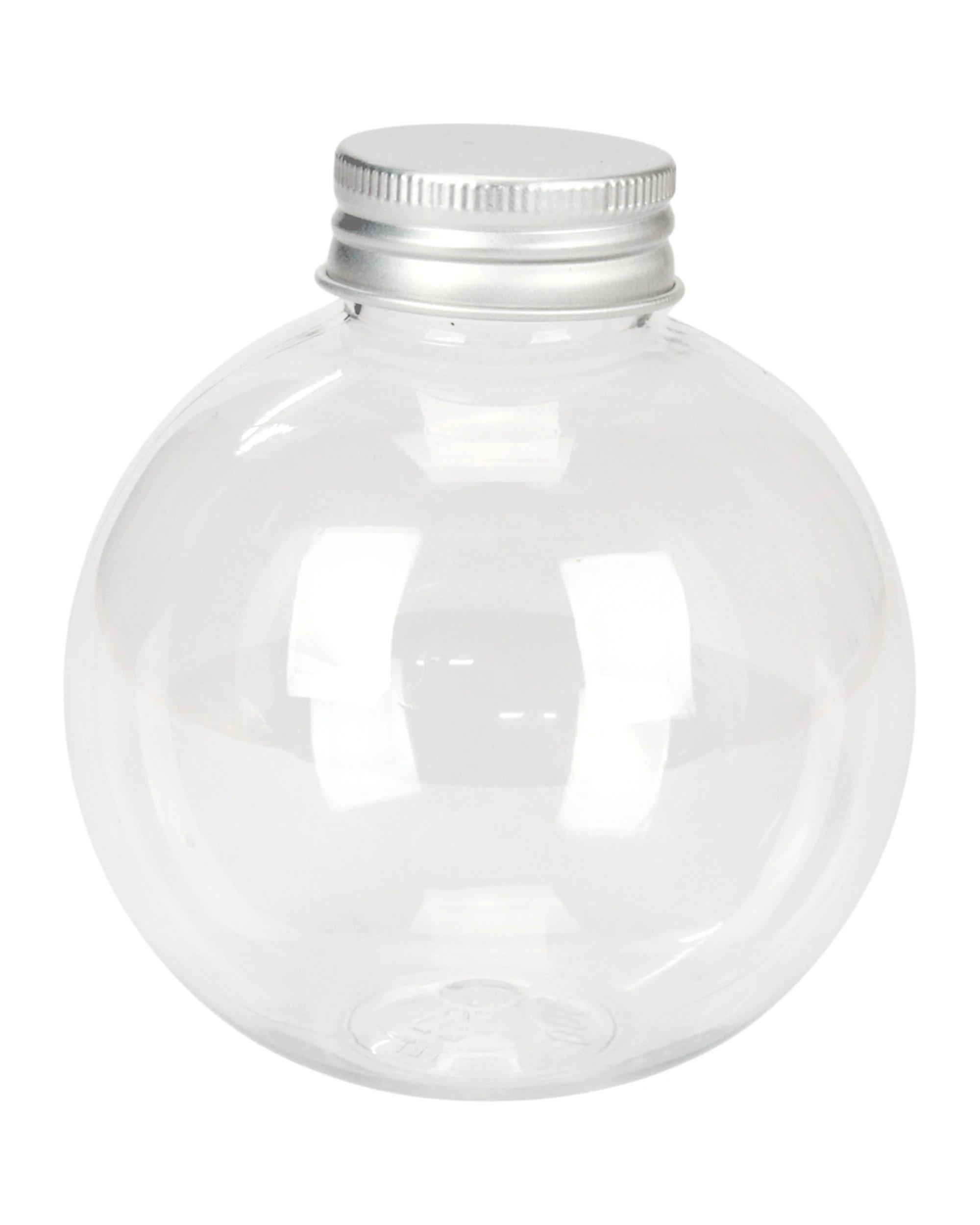 1 Partyrama Plastic Bulb Shaped Screw Top Jar 275ml - Clear, 1 of 3