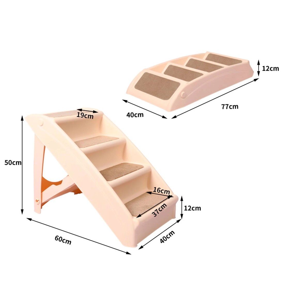 3 Pawz Foldable 4 Step Dog Ramp, 3 of 6