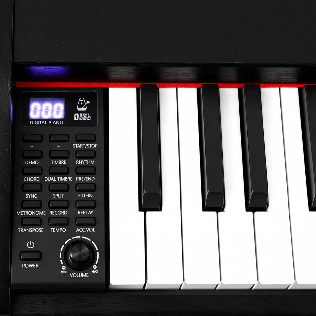 4 Alpha 88 Keys Digital Piano Keyboard Electronic w/ Stand - Black, 4 of 7