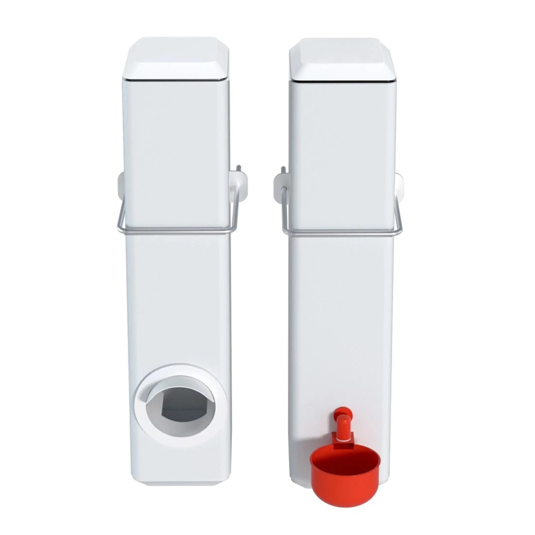 1 Giantz Chicken Feeder 4L Water Dispenser Automatic - White, 1 of 4