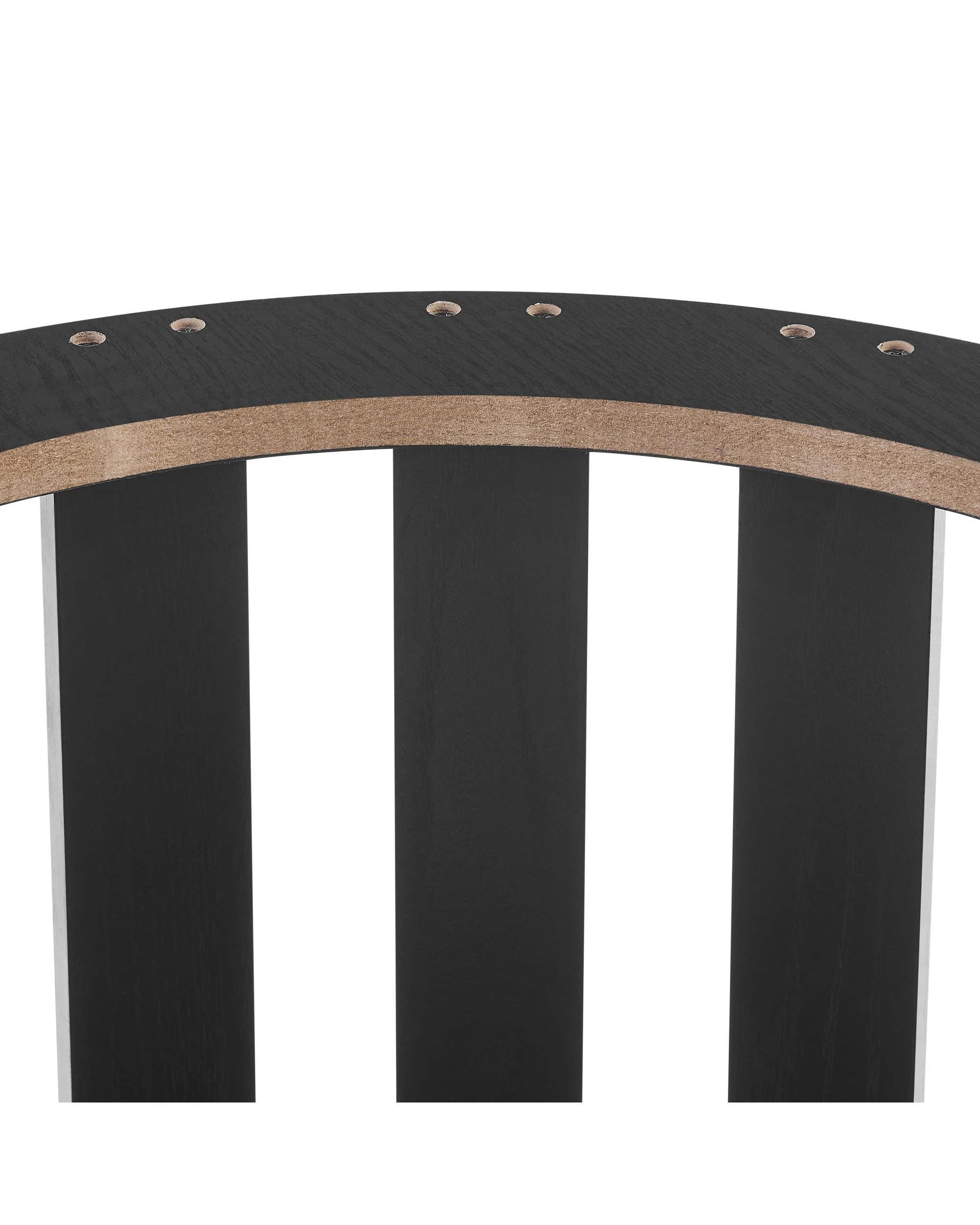 6 Kodu Dining Table Round 110cm - Black, 6 of 7