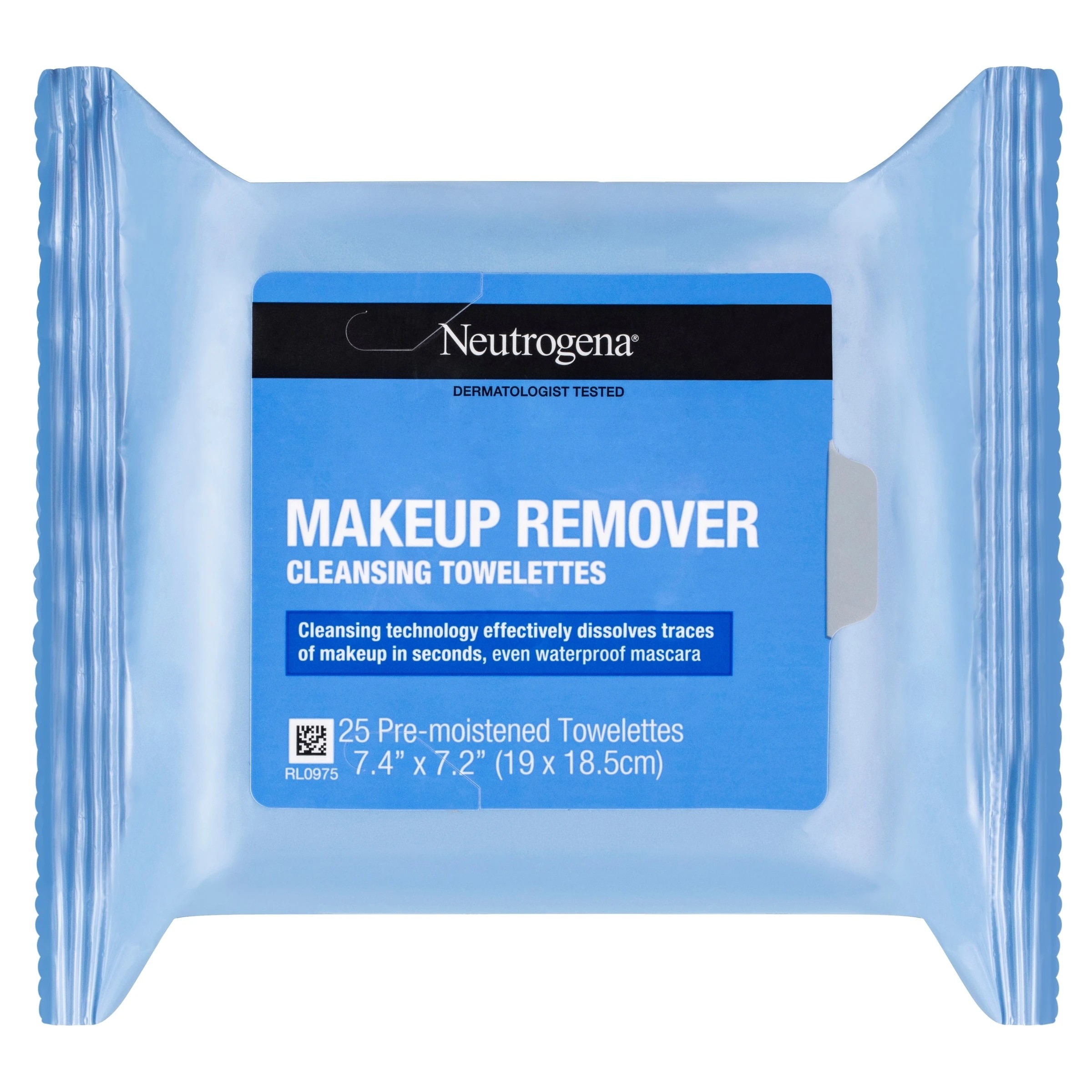 1 Neutrogena 25 Pack Makeup Remover Cleansing Towelettes, 1 of 4