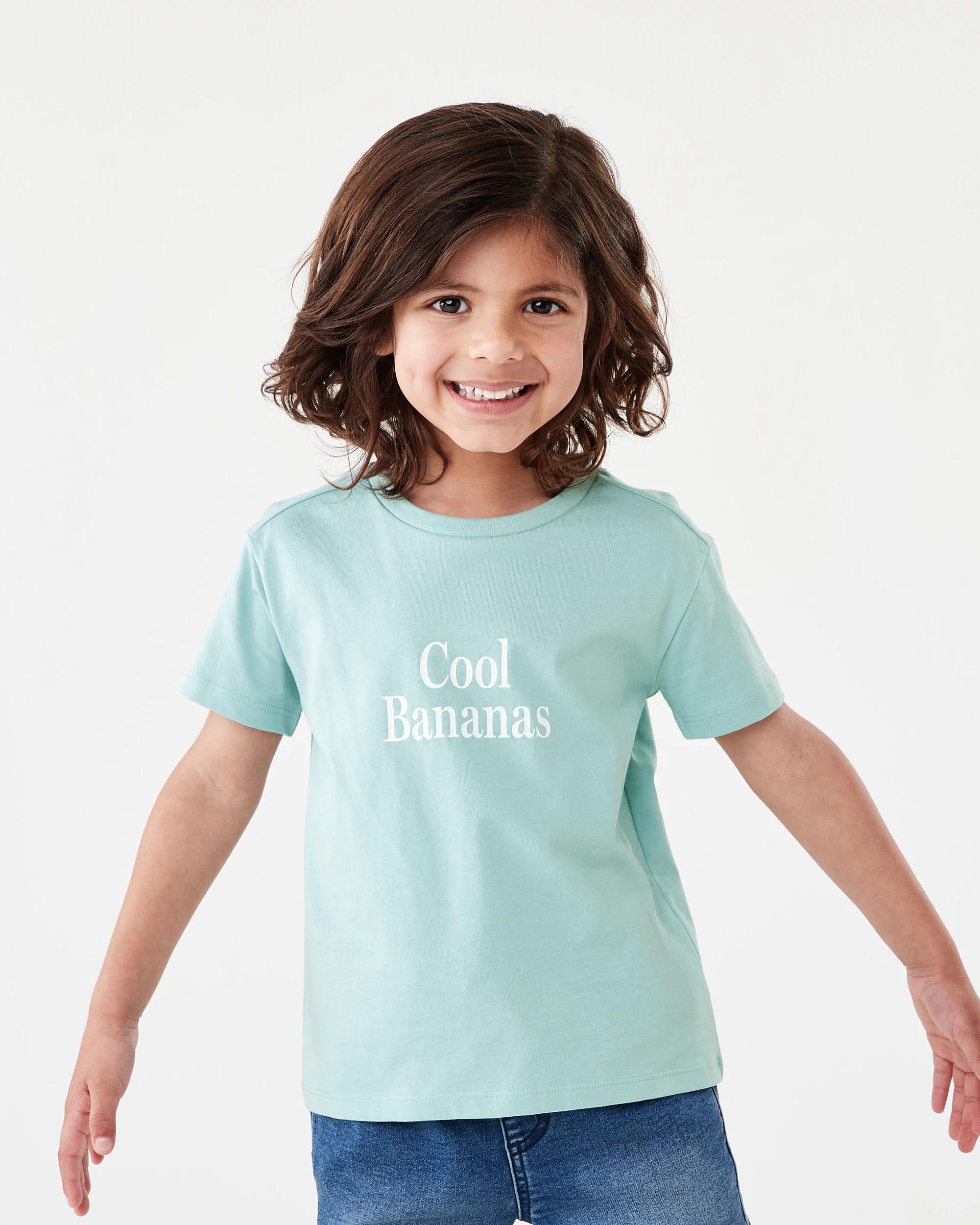 1 Chest Print T-shirt Grn Banana, 1 of 6