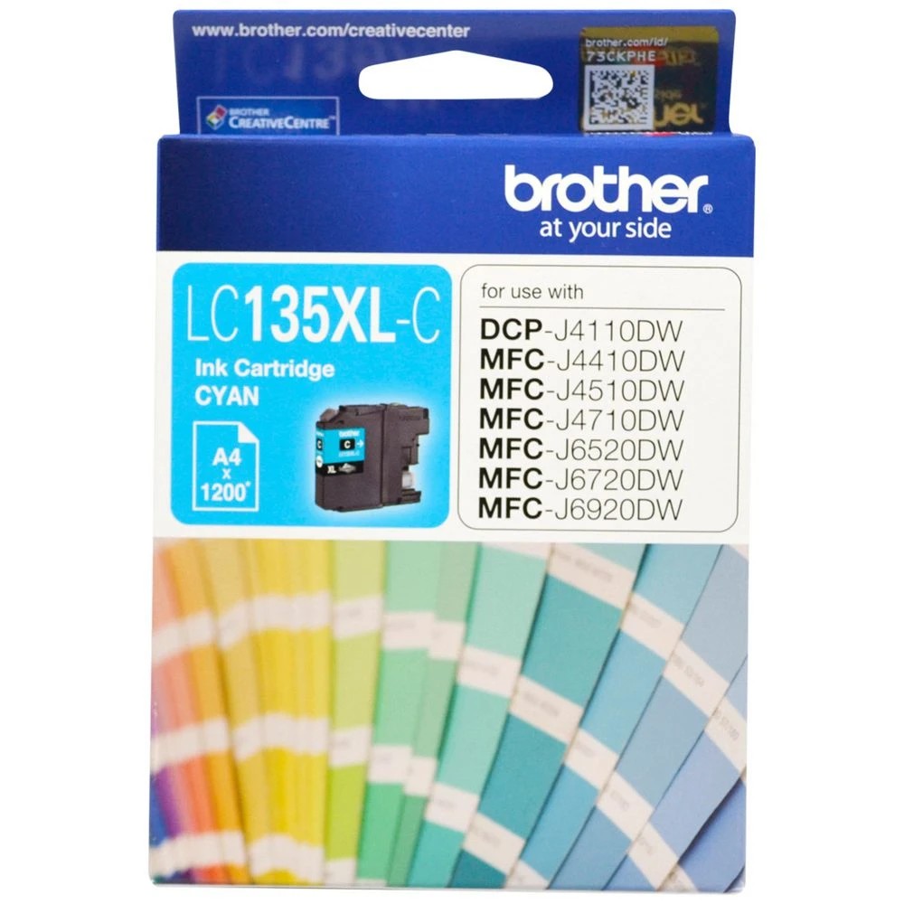 1 Brother LC 135XL Ink Cartridge Cyan, 1 of 1