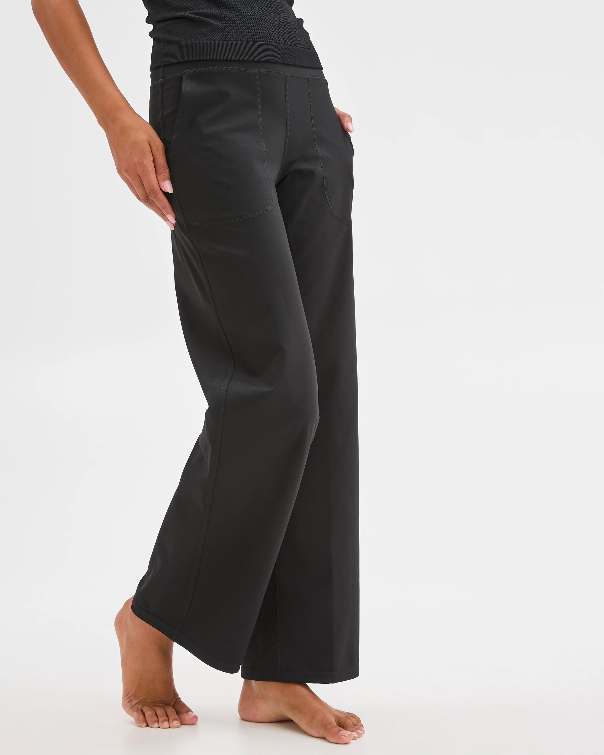 2 Target Active Studio Soft Wide Leg Pants BLACK, 2 of 6