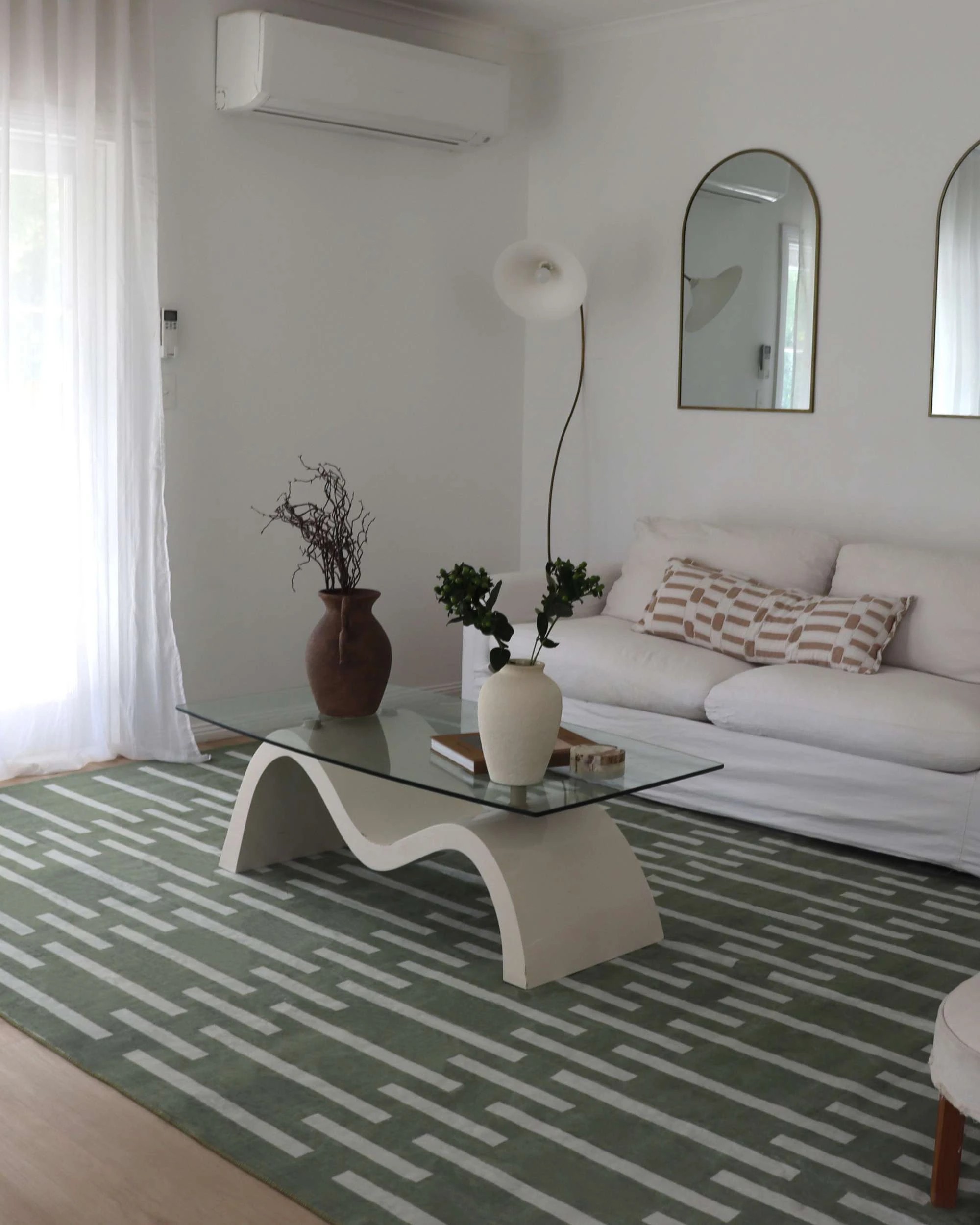9 Loopsie Gerritsen Printed Washable Rug-220cm x 150cm - Green, 9 of 9