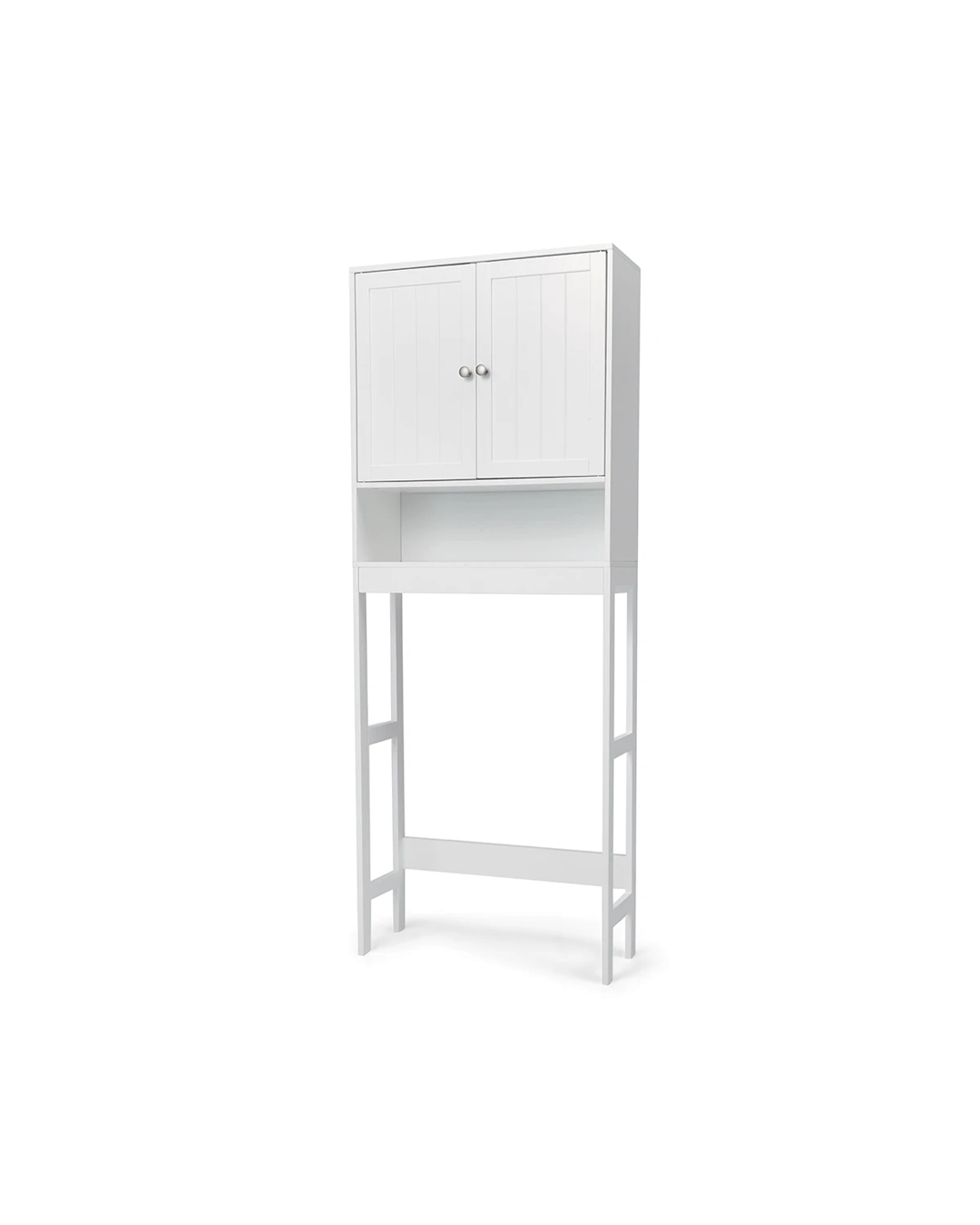 8 Over Toilet Panelled Shelf Unit, 8 of 8