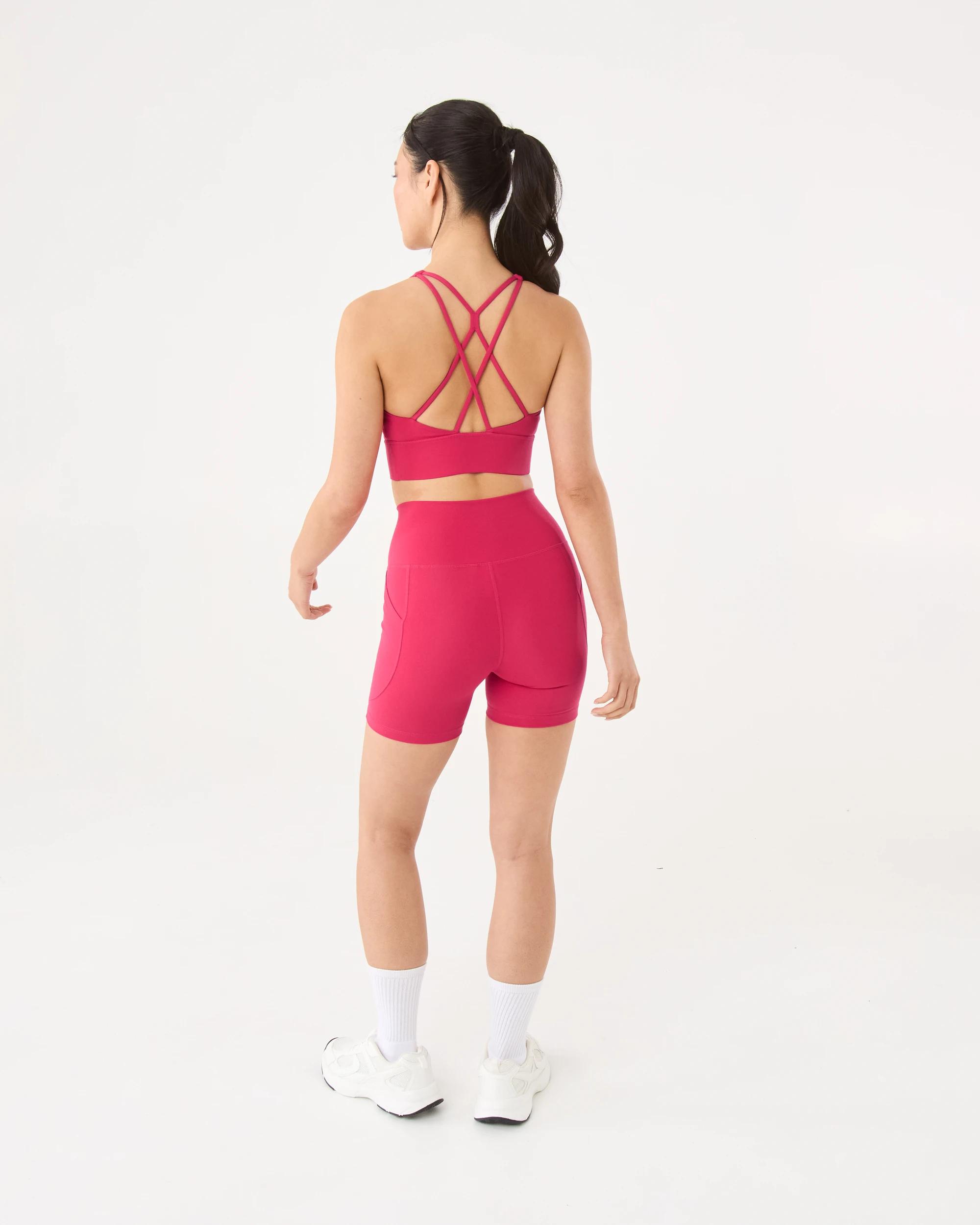 4 Active Womens Ultrasoft Shorts Jalapeno, 4 of 7