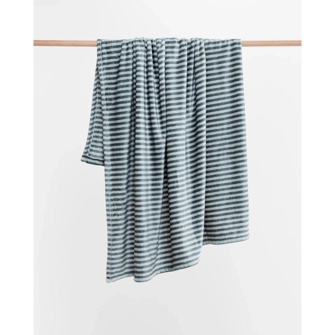 3 Target Ivy Super Soft Stripe Throw - Green, 3 of 3