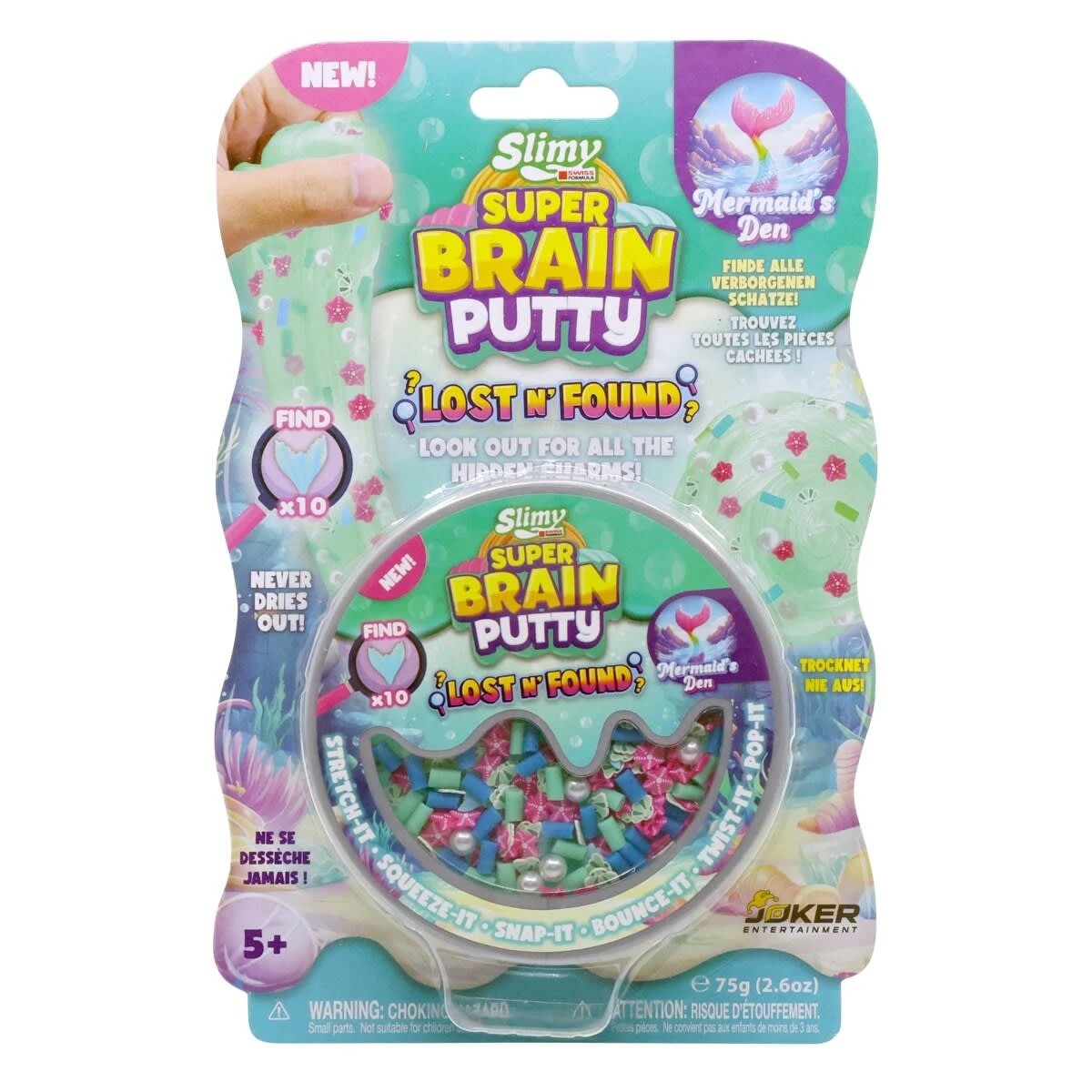 5 Joker Entertainment Slimy Super Brain Putty - Assorted, 5 of 5