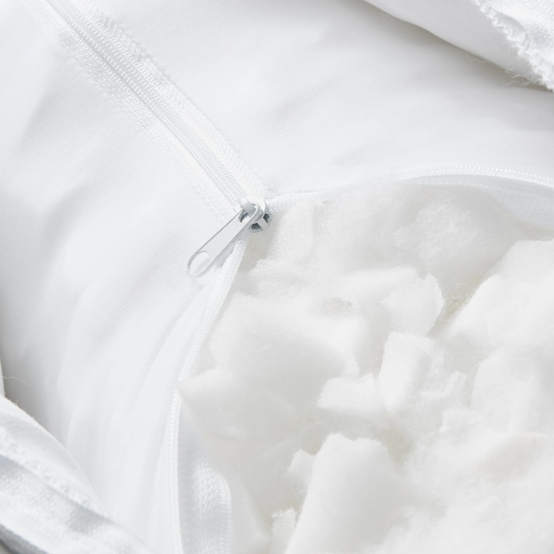 7 Adjustable Memory Foam Cooling Pillow - High Profile, White, 7 of 9