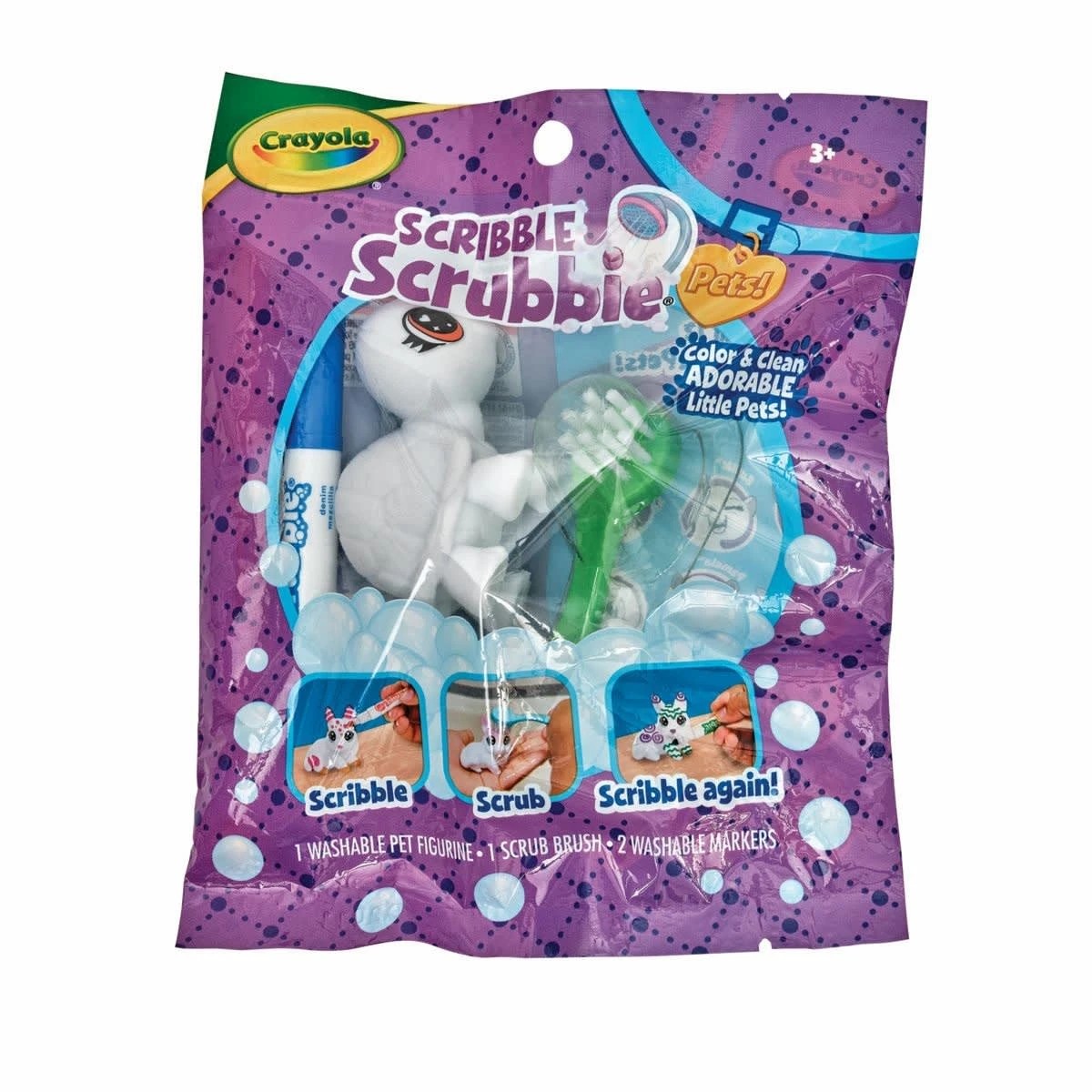 3 Crayola Scribble Scrubbie Pets Pack, 3 of 4