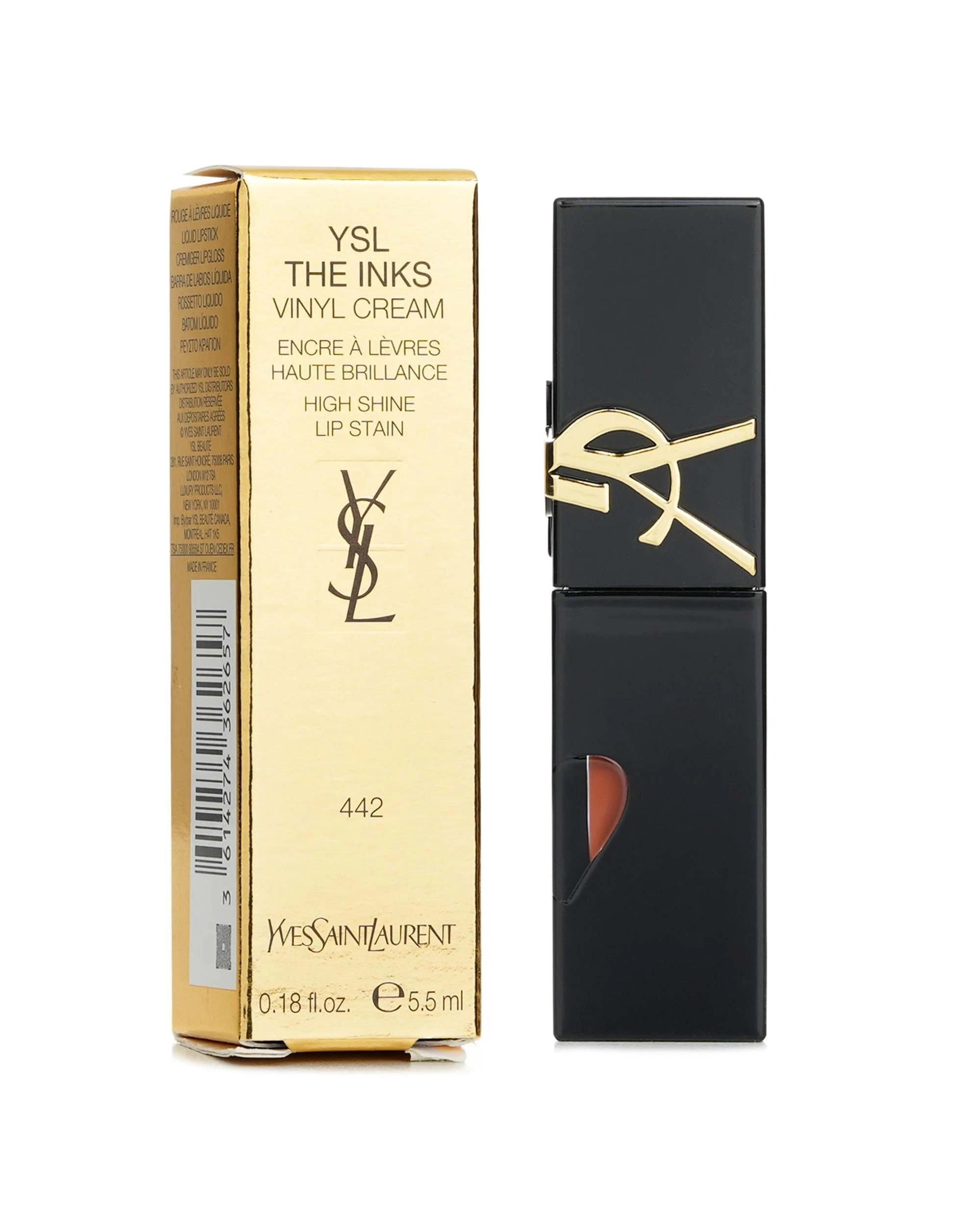 2 Yves Saint Laurent The Inks Vinyl Cream High Shine Lip Stain - # 5.5ml - Brown, 2 of 9